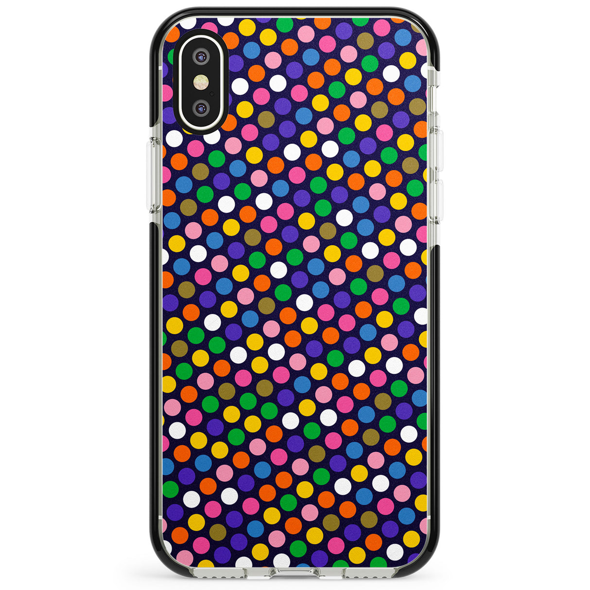 Multicolour Polka-dot Fiesta (Purple) Phone Case for iPhone X XS Max XR