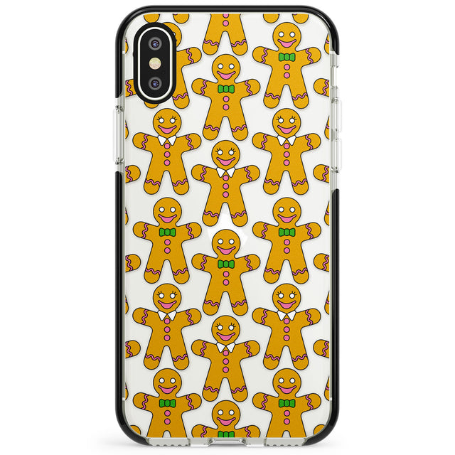 Gingerbread Cookie Pattern Phone Case for iPhone X XS Max XR