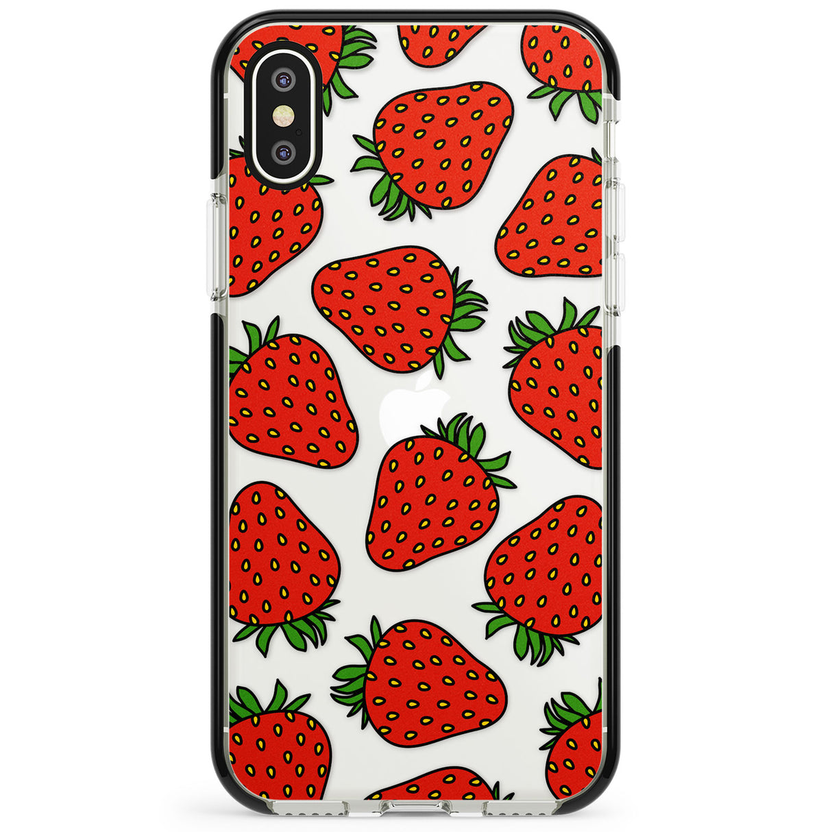 Strawberry Pattern Phone Case for iPhone X XS Max XR
