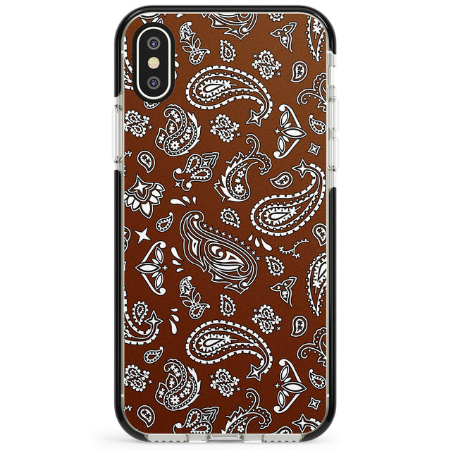 Brown Bandana Phone Case for iPhone X XS Max XR