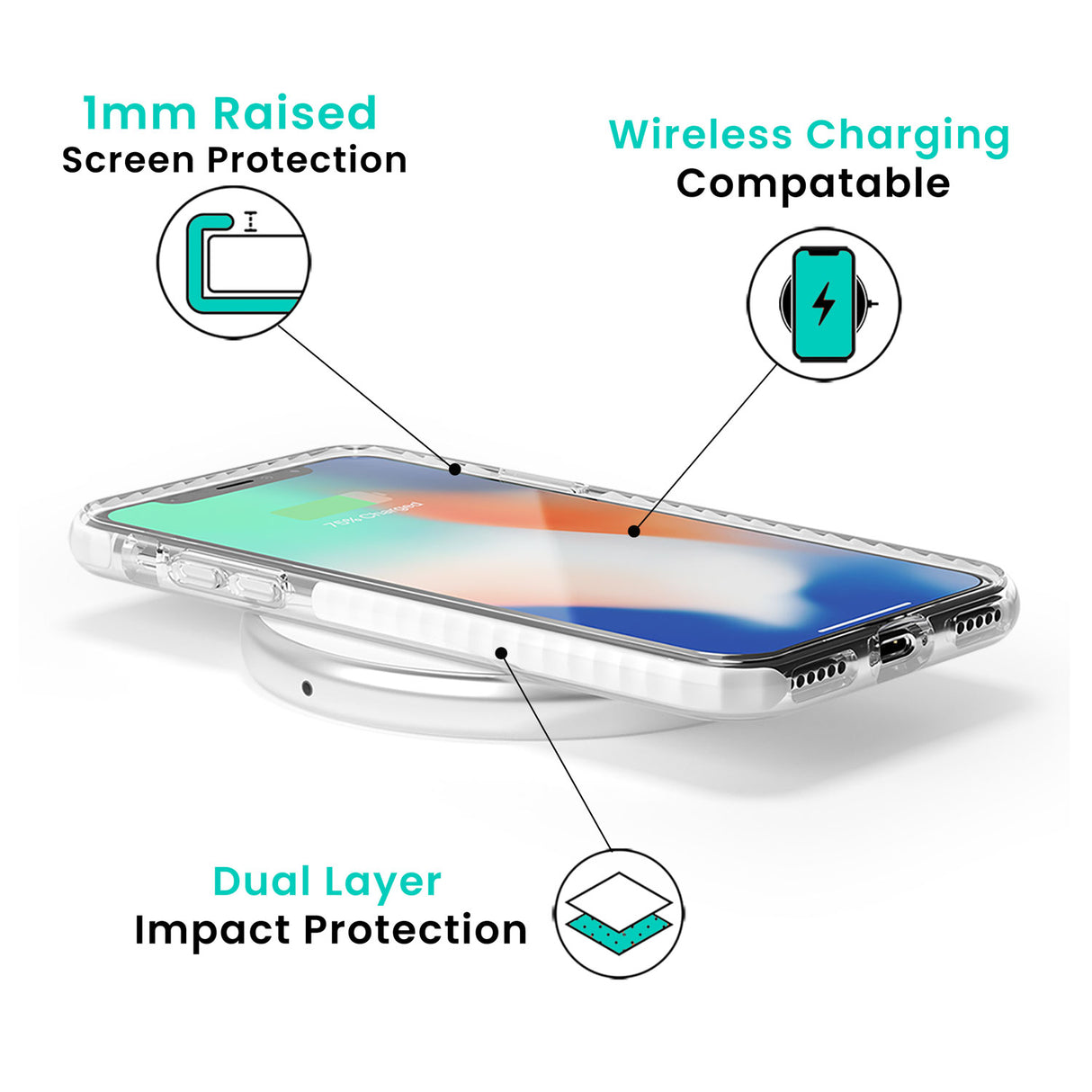 Wow, chill Impact Phone Case for iPhone X XS Max XR