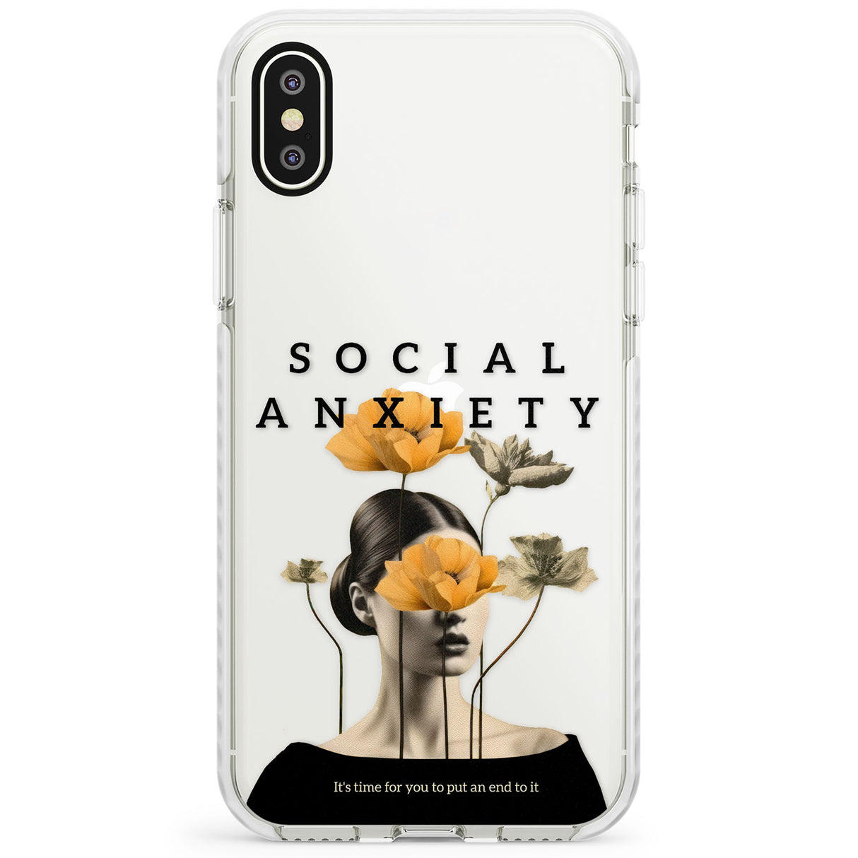 Social Anxiety Impact Phone Case for iPhone X XS Max XR