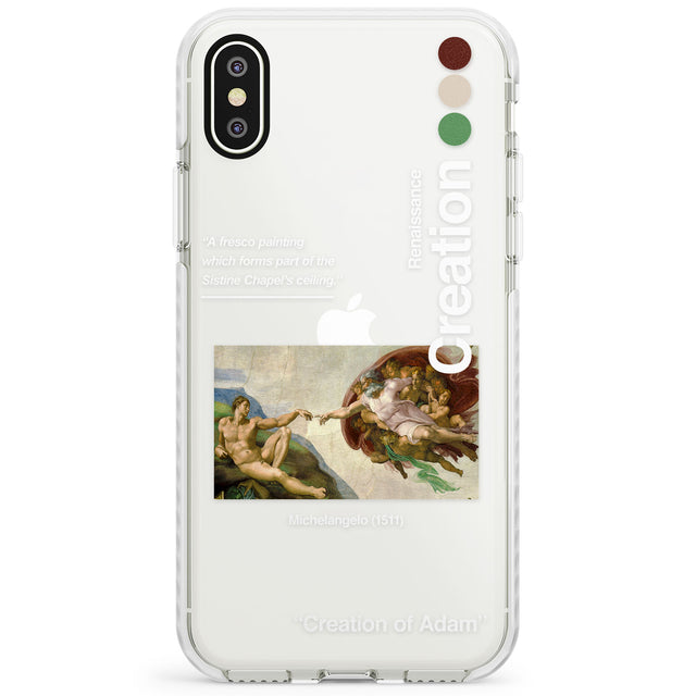 Creation of Adam - Michelangelo Impact Phone Case for iPhone X XS Max XR