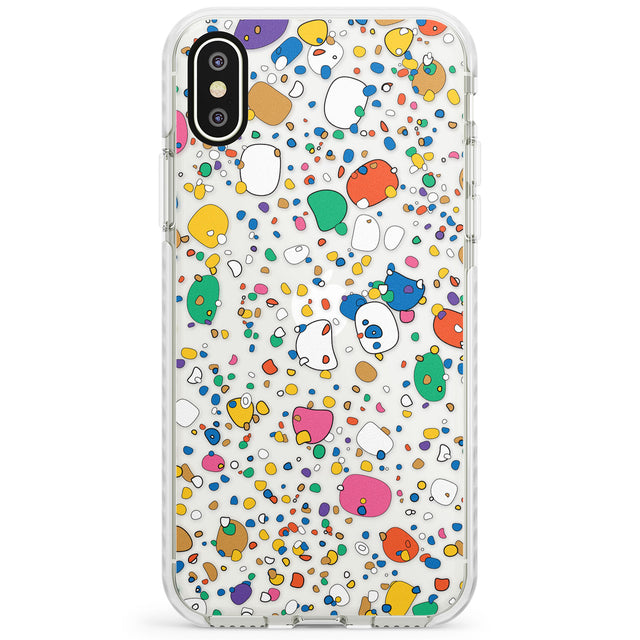 Colourful Confetti Pebbles Impact Phone Case for iPhone X XS Max XR