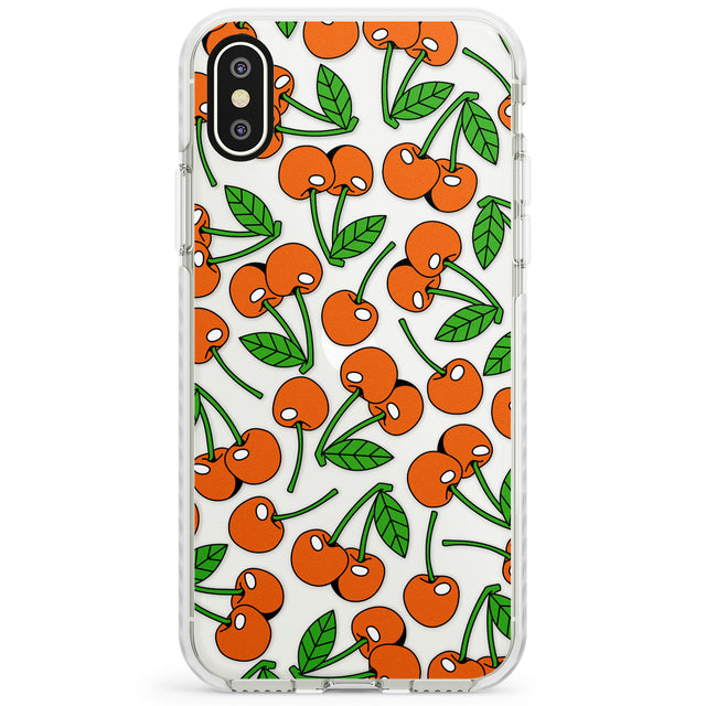 Orchard Fresh Cherries Impact Phone Case for iPhone X XS Max XR