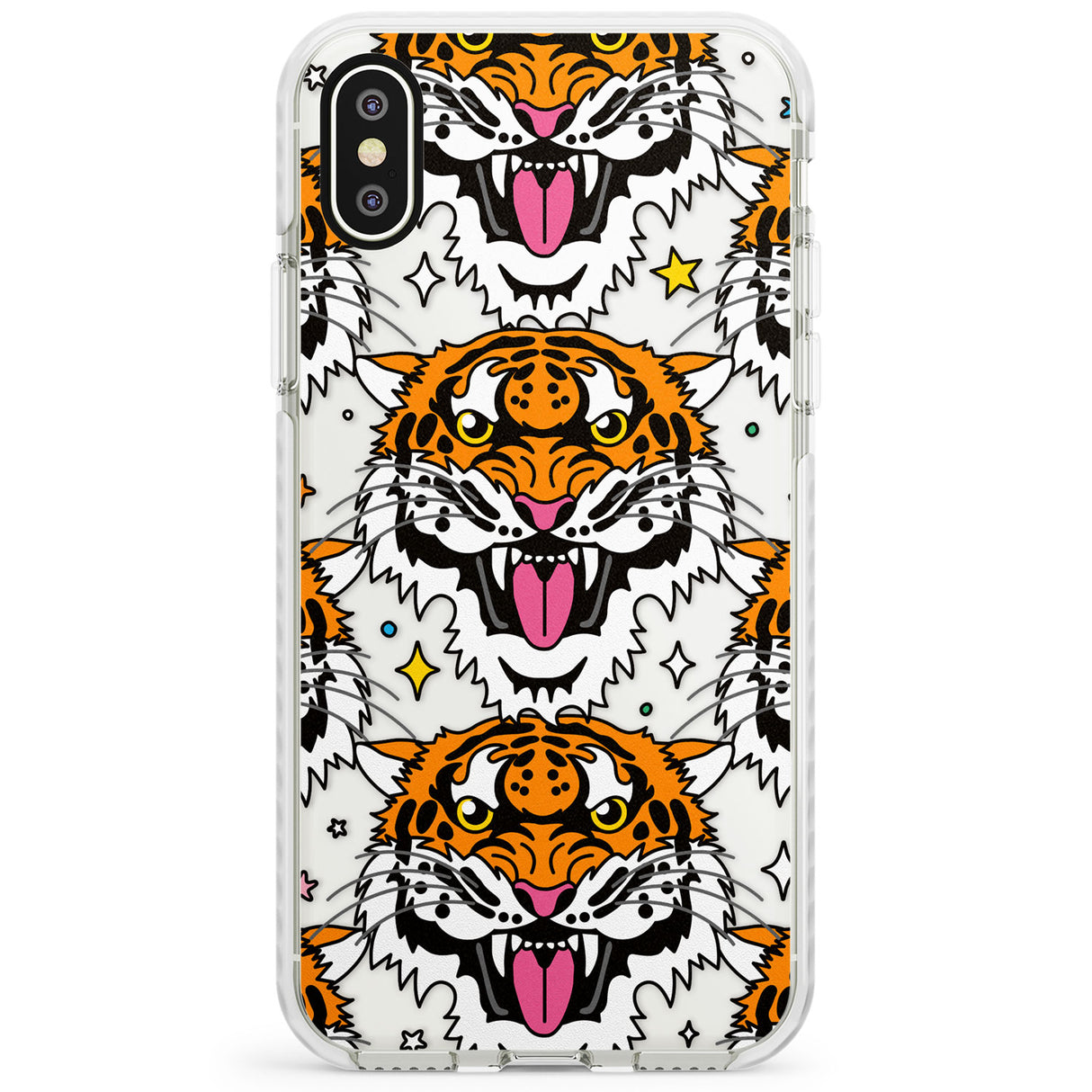 Fierce Jungle Tigers Impact Phone Case for iPhone X XS Max XR
