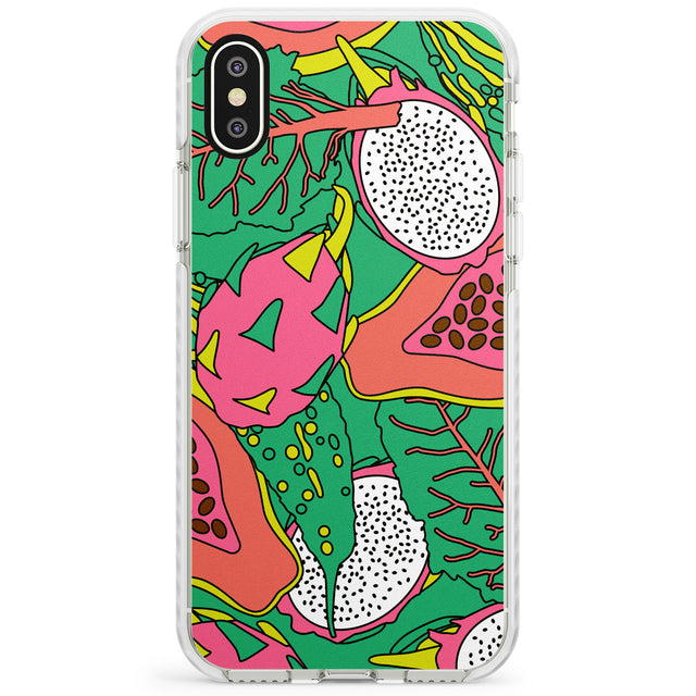 Psychedelic Salad Impact Phone Case for iPhone X XS Max XR