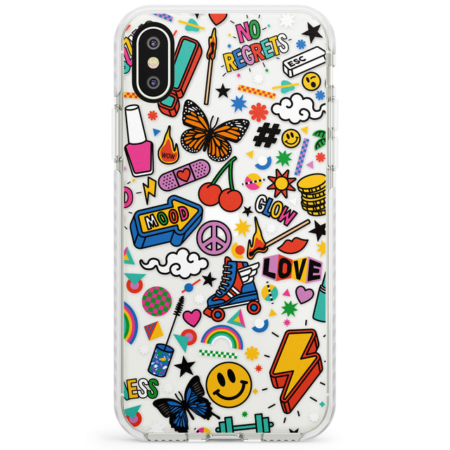 Electric Love Impact Phone Case for iPhone X XS Max XR