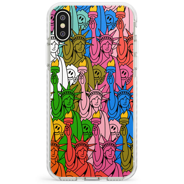 Multicolour Liberty Pattern Impact Phone Case for iPhone X XS Max XR