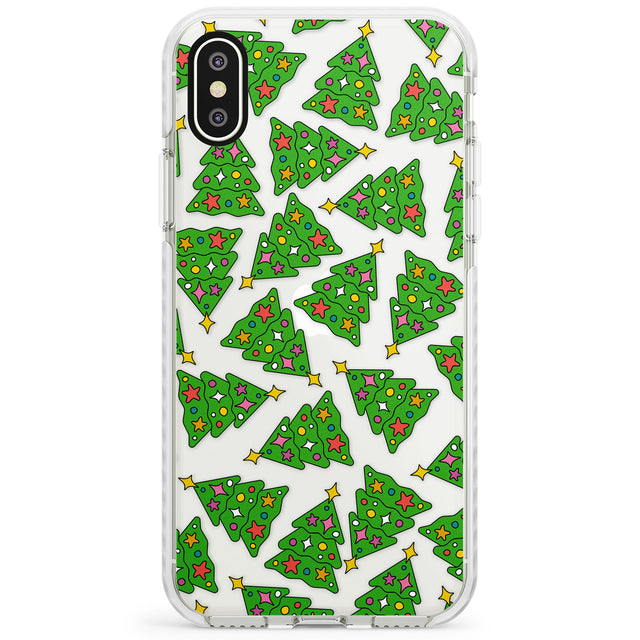 Christmas Tree Pattern Impact Phone Case for iPhone X XS Max XR