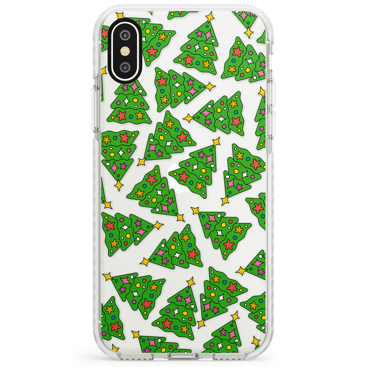 Christmas Tree Pattern Impact Phone Case for iPhone X XS Max XR