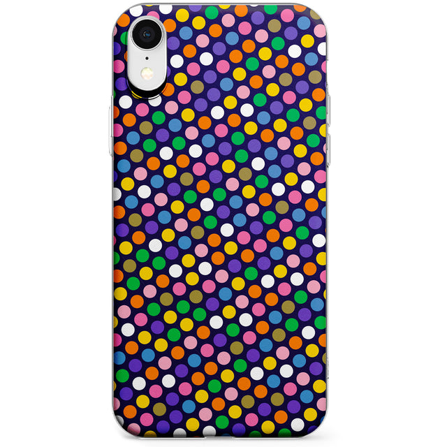 Multicolour Polka-dot Fiesta (Purple) Phone Case for iPhone X, XS Max, XR