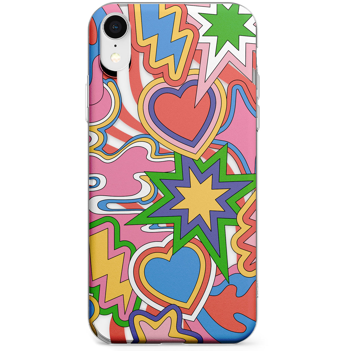 Psychedelic Pop Art Explosion Phone Case for iPhone X, XS Max, XR