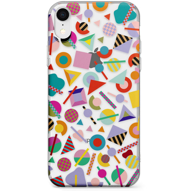 Retro Carnival Shapes Phone Case for iPhone X, XS Max, XR