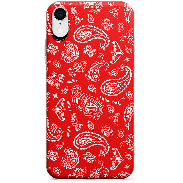 Red Bandana Phone Case for iPhone X, XS Max, XR