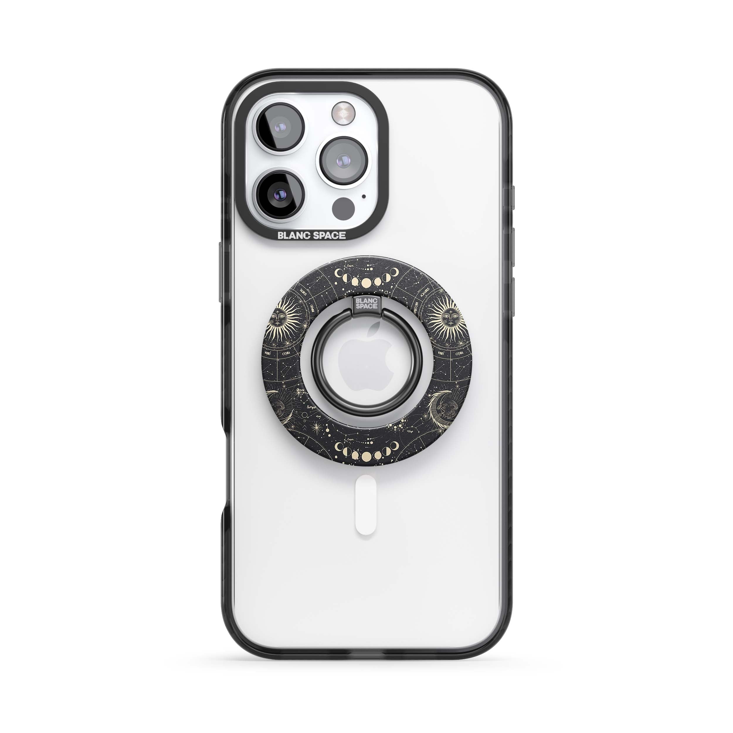 Pink Acid Smiles Magsafe Grip Magsafe Grip Black