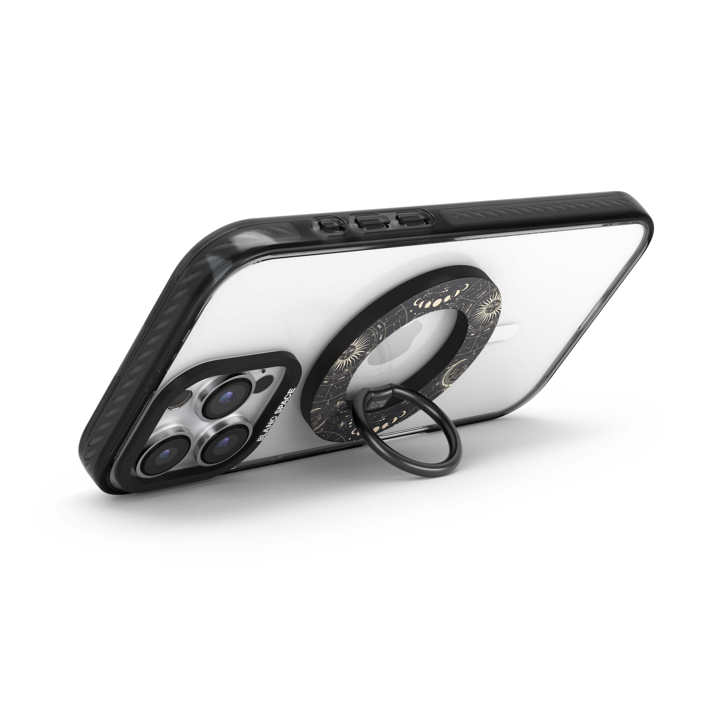 Pink Acid Smiles Magsafe Grip Magsafe Grip Black