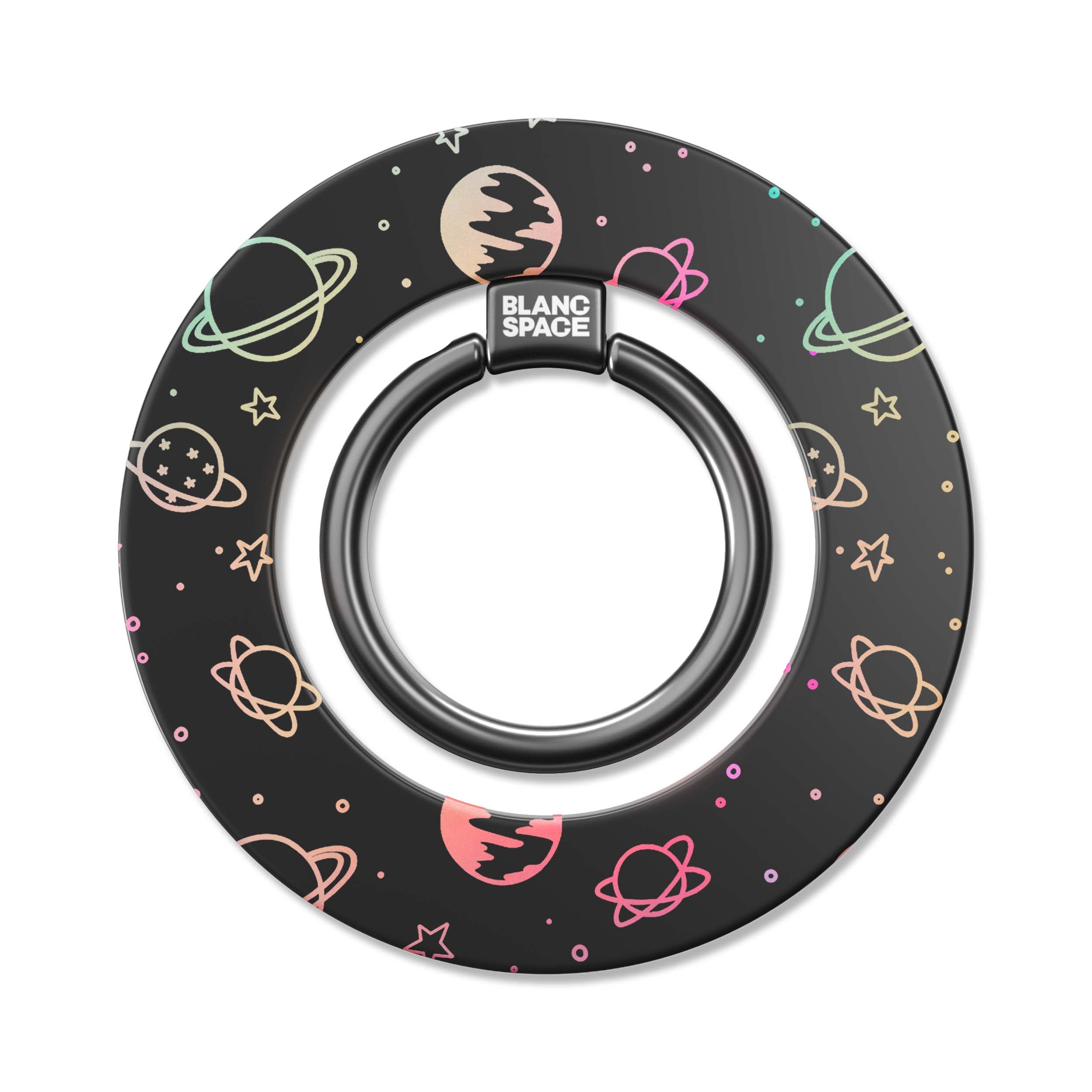 Pink Acid Smiles Magsafe Grip Magsafe Grip Black