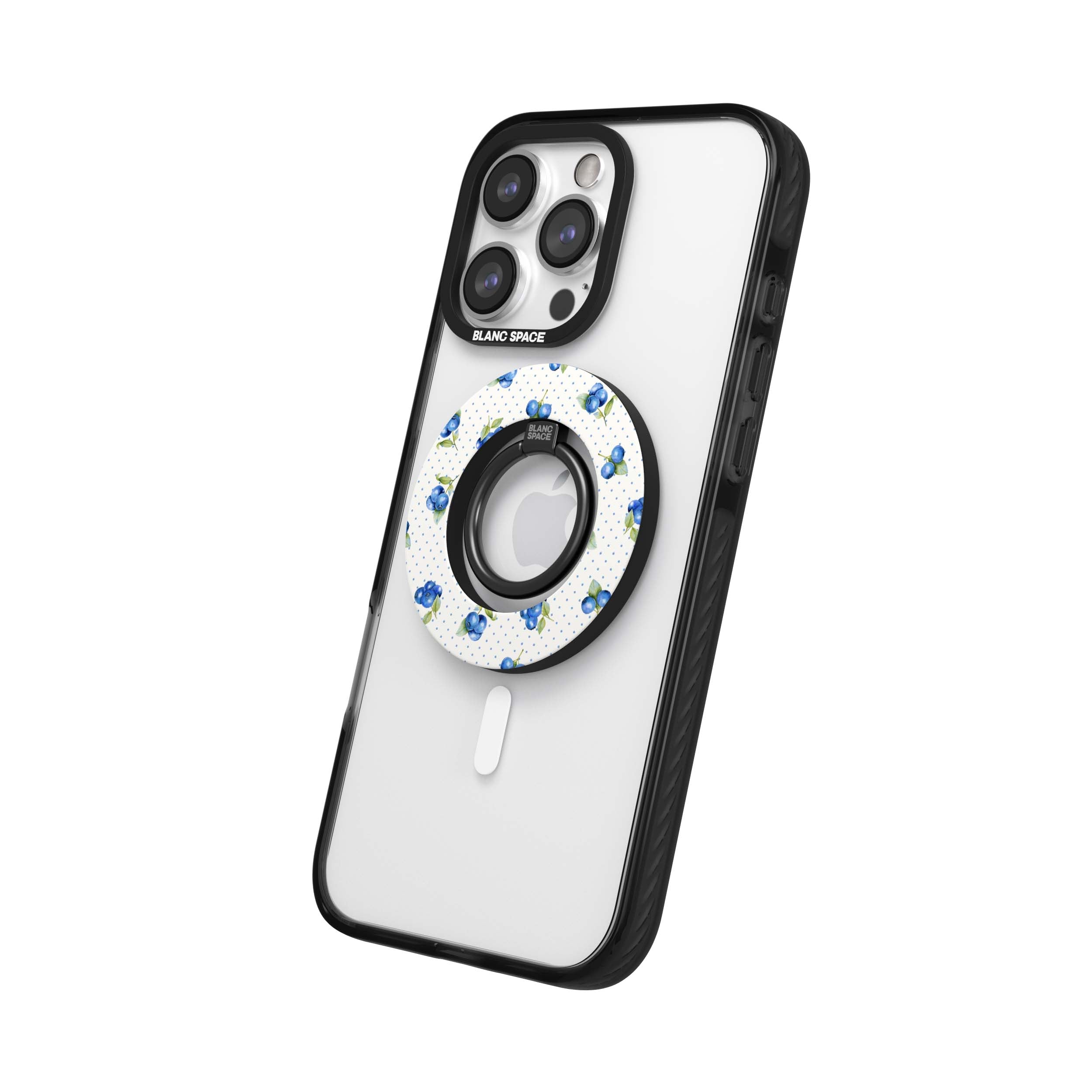 Blueberry Dot Magsafe Grip Magsafe Grip Black