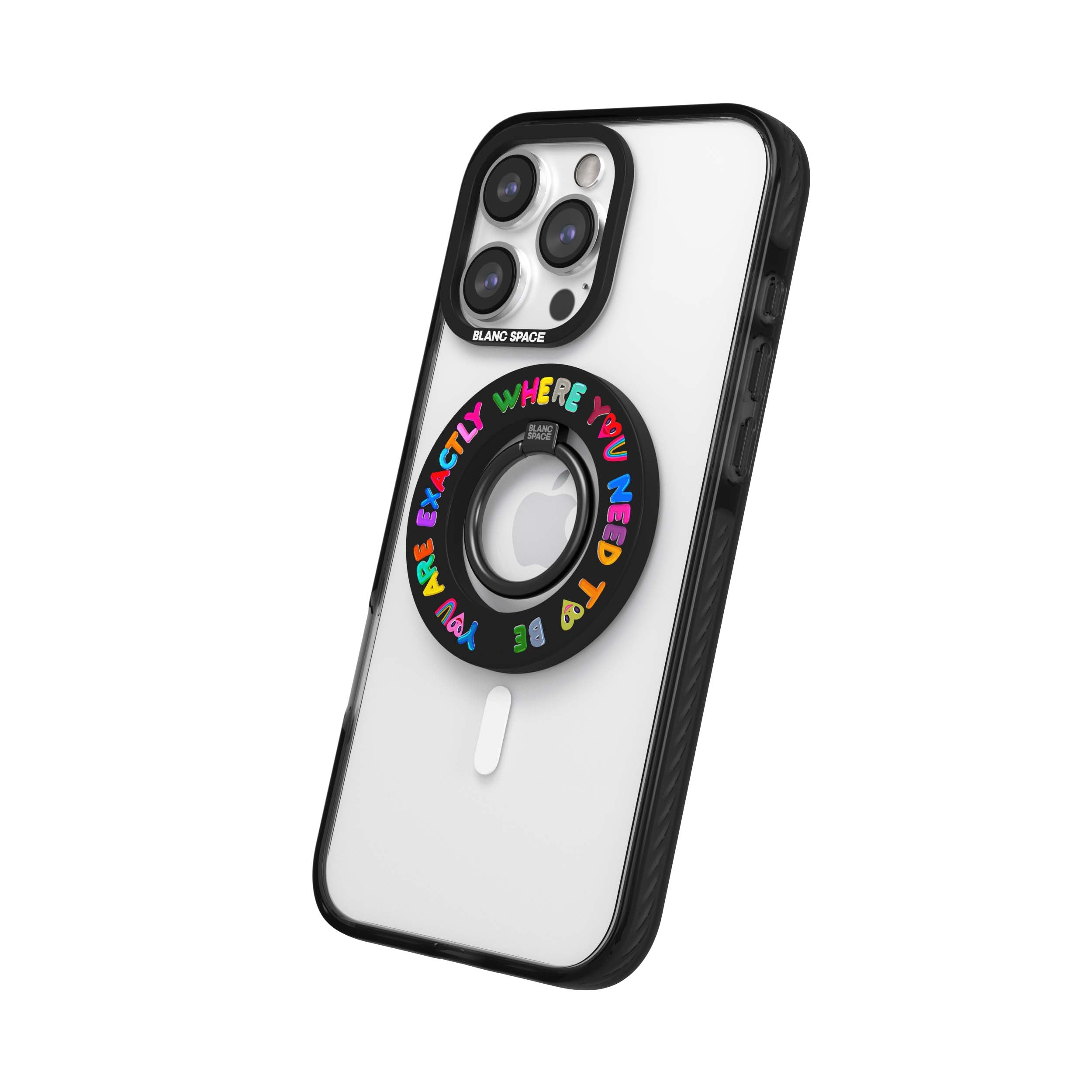 Oil Painted Hearts Magsafe Grip Magsafe Grip Black