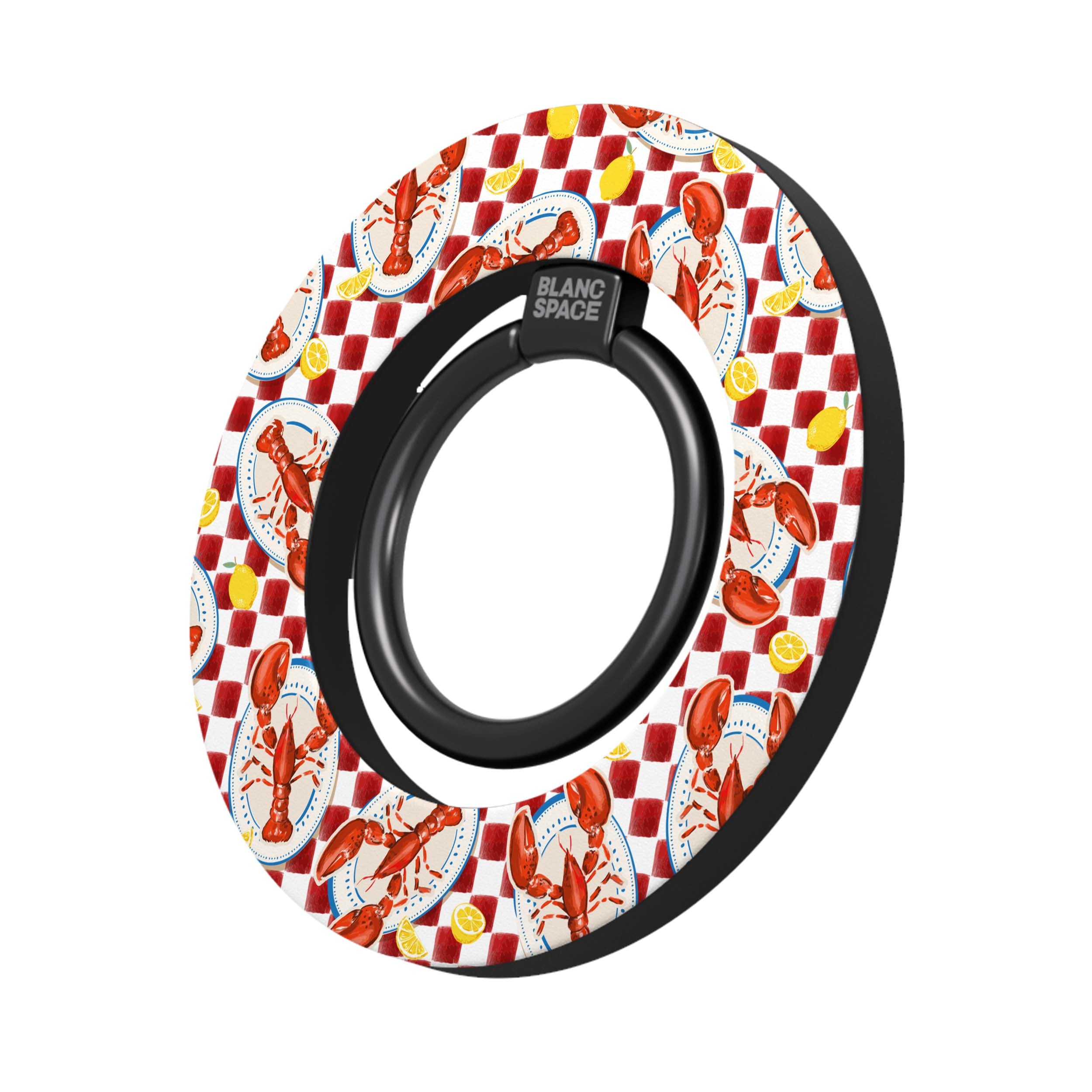 Seafood Pattern Magsafe Grip Magsafe Grip Black