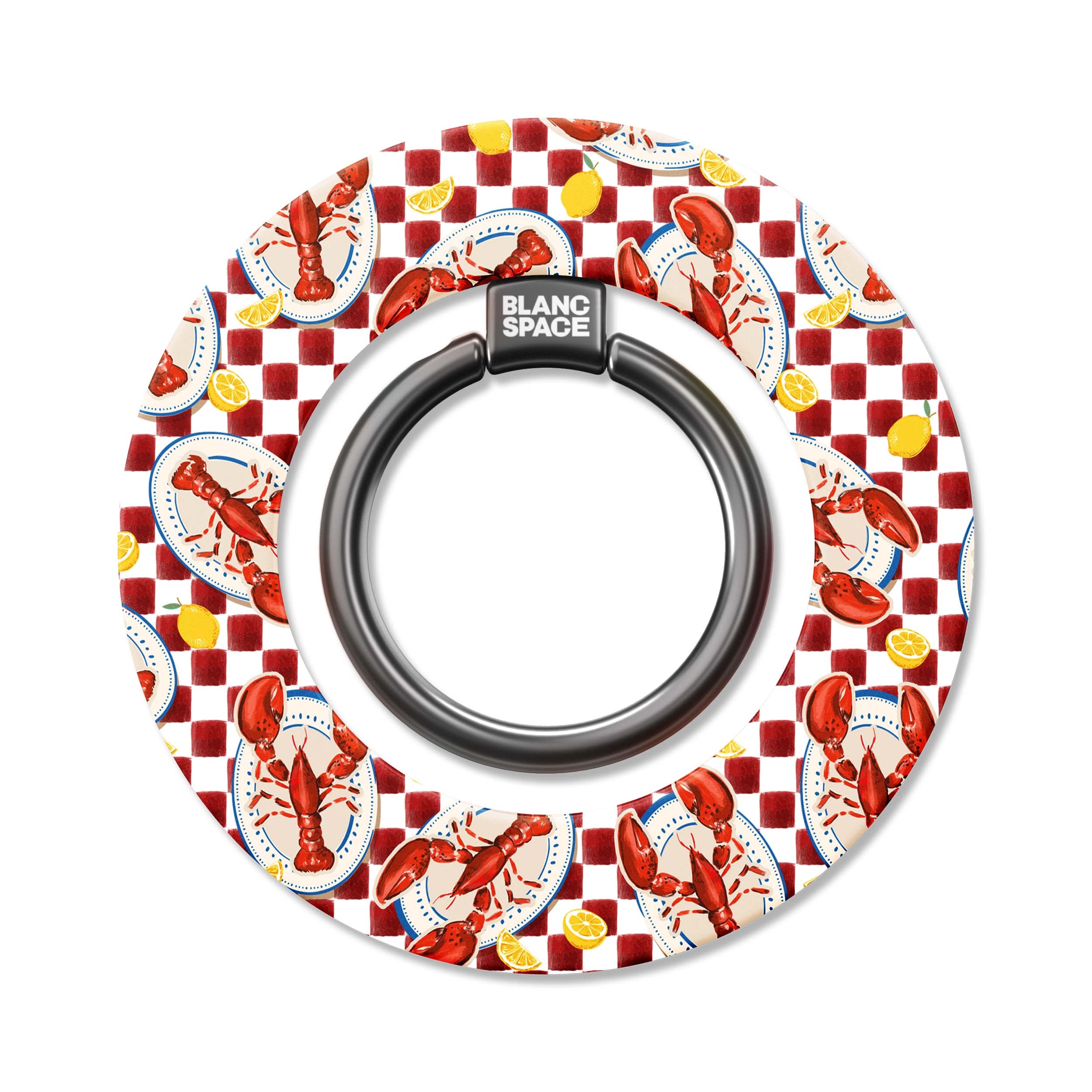 Seafood Pattern Magsafe Grip Magsafe Grip Black