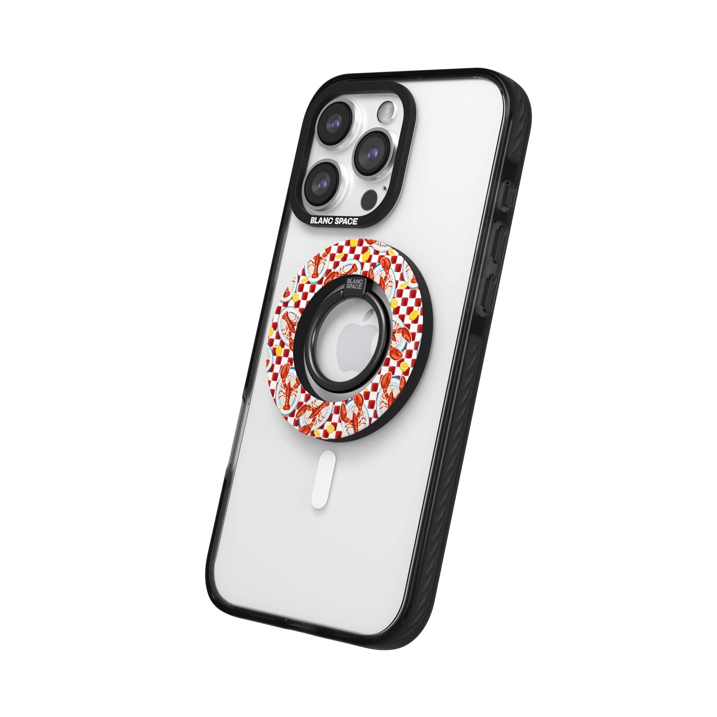 Seafood Pattern Magsafe Grip Magsafe Grip Black