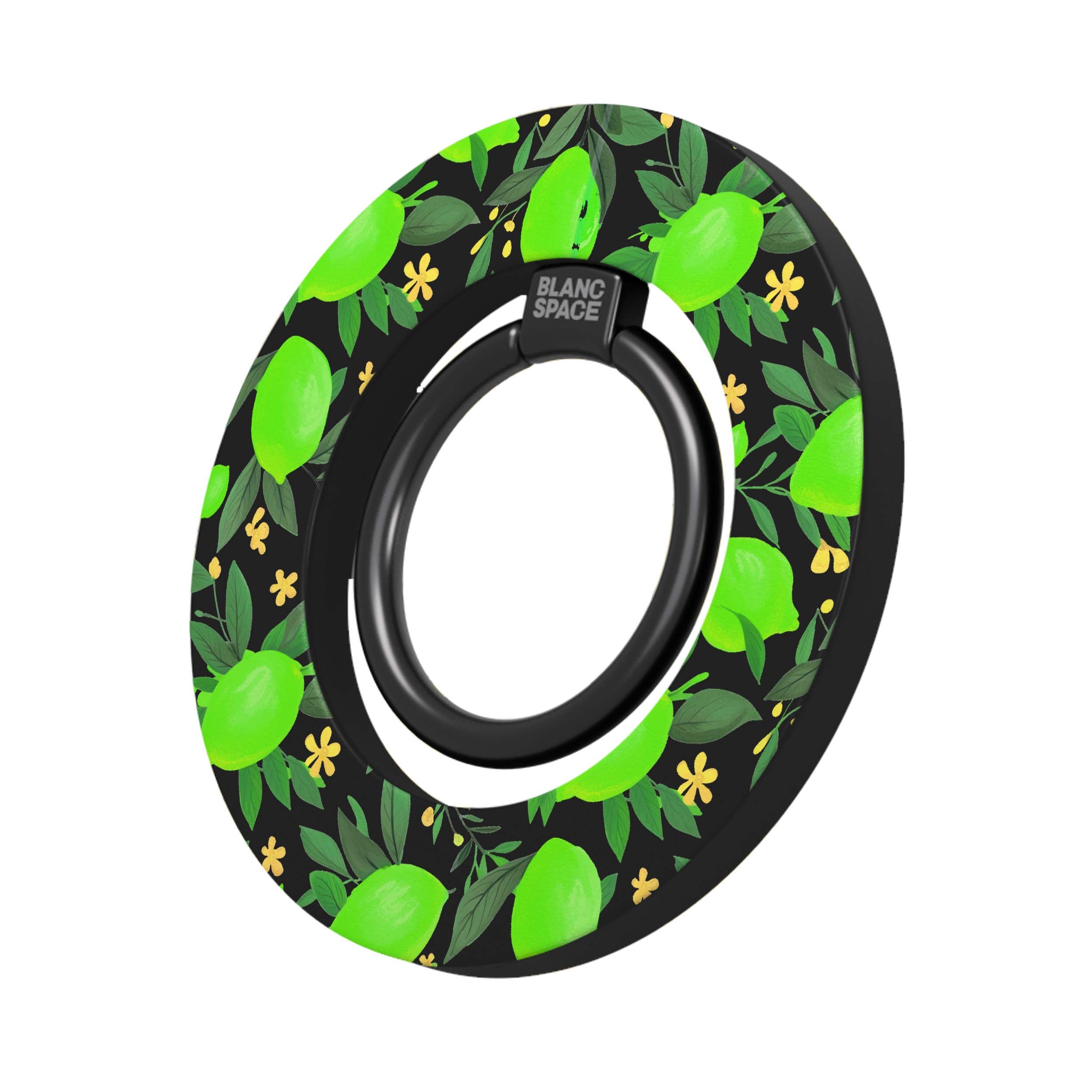 Lime Pattern Magsafe Grip Magsafe Grip Black