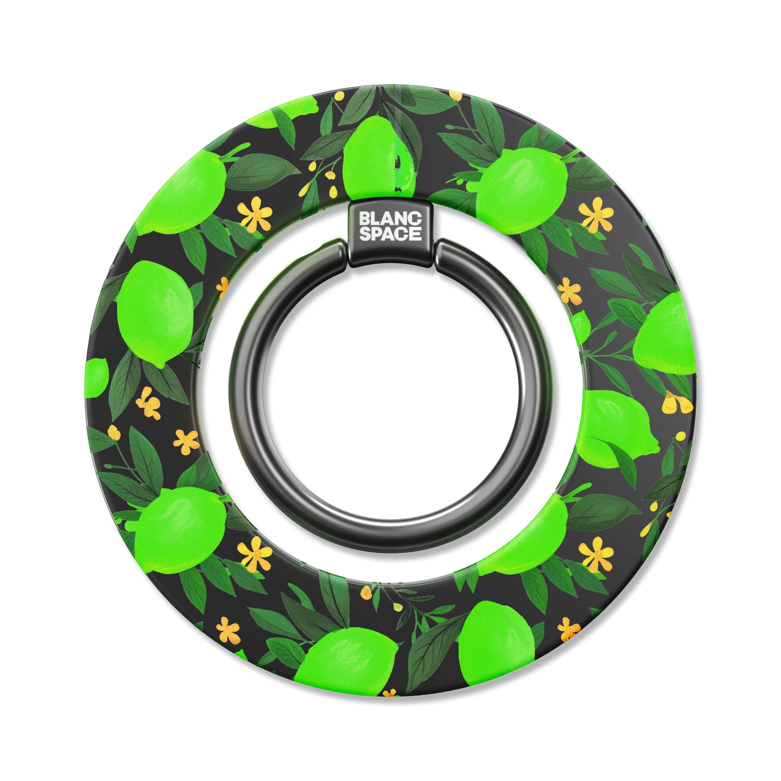 Lime Pattern Magsafe Grip Magsafe Grip Black