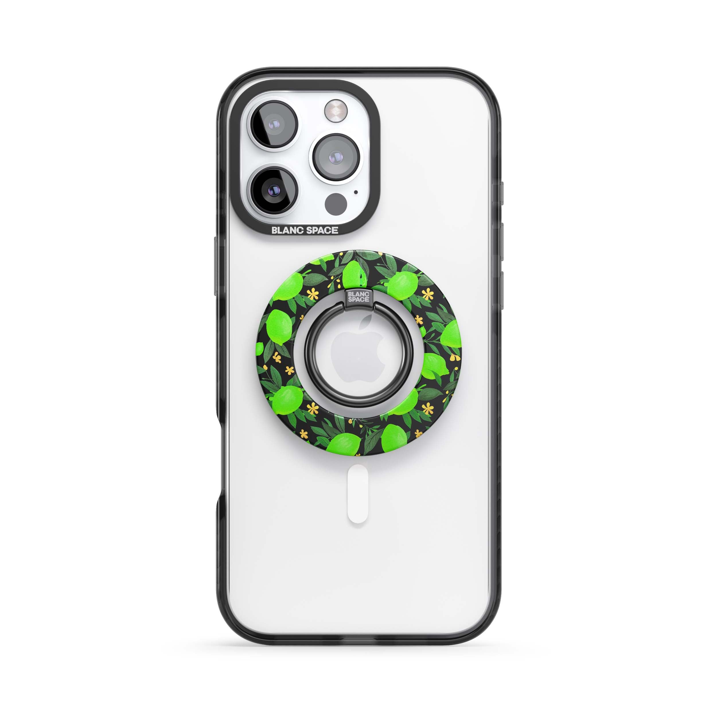 Lime Pattern Magsafe Grip Magsafe Grip Black