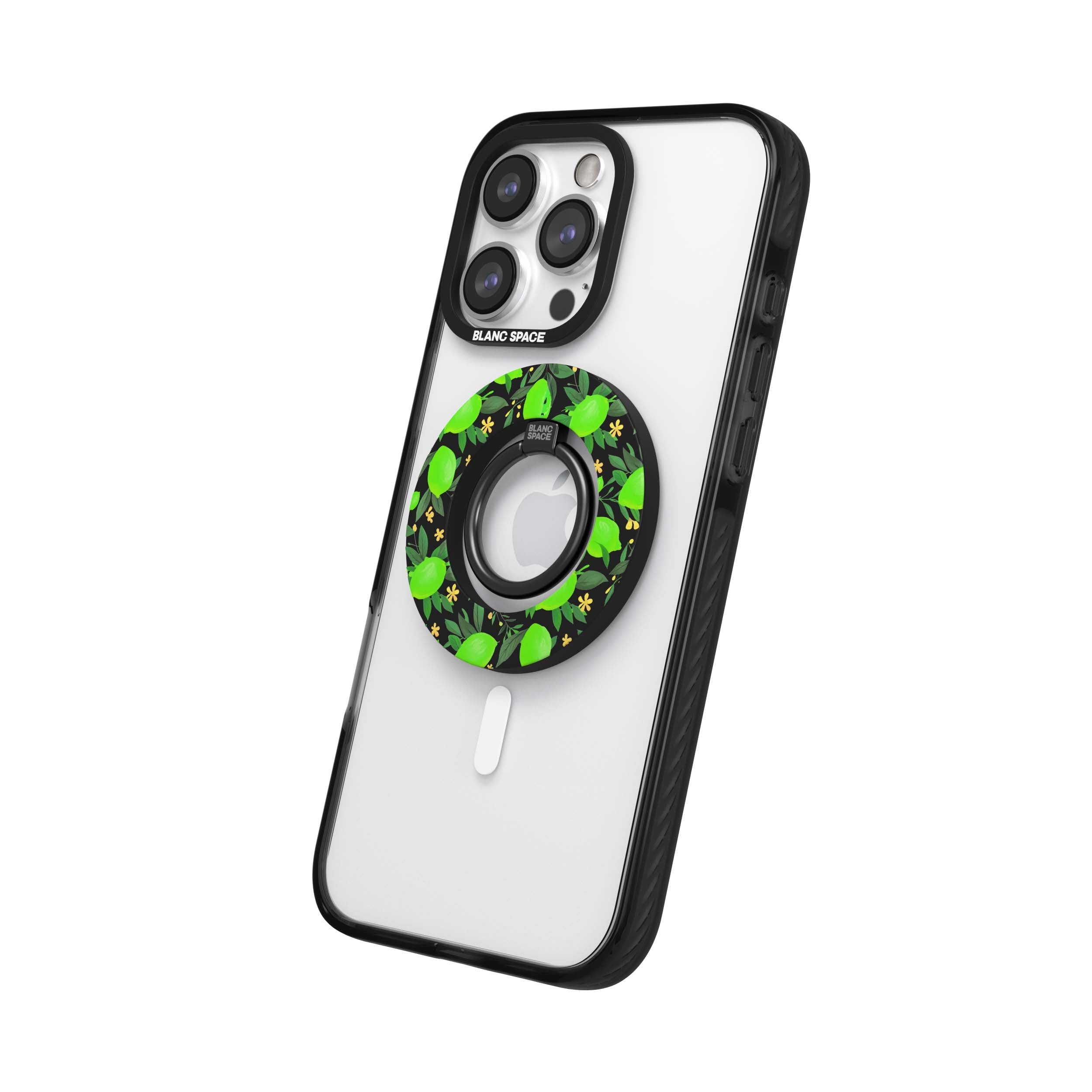 Lime Pattern Magsafe Grip Magsafe Grip Black