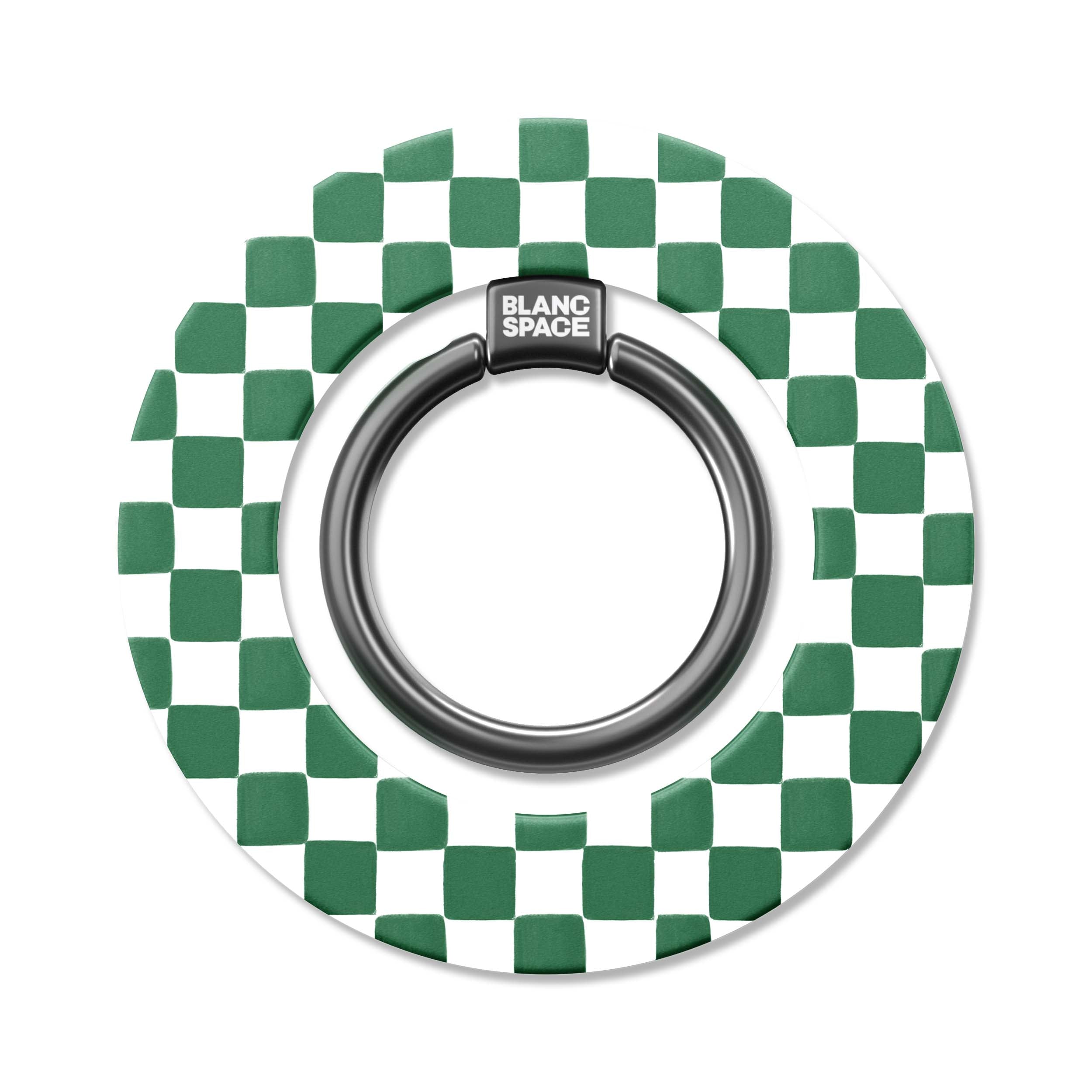 Coastal Italian Check Pattern Magsafe Grip Magsafe Grip Black