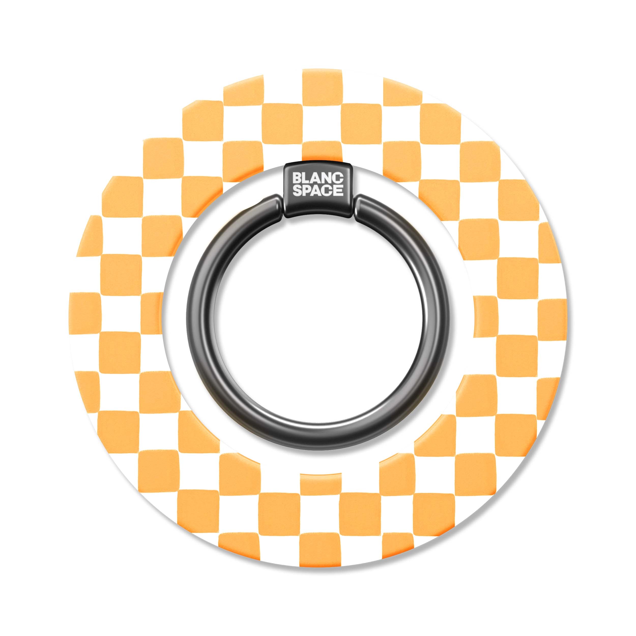 Coastal Italian Check Pattern Magsafe Grip Magsafe Grip Black