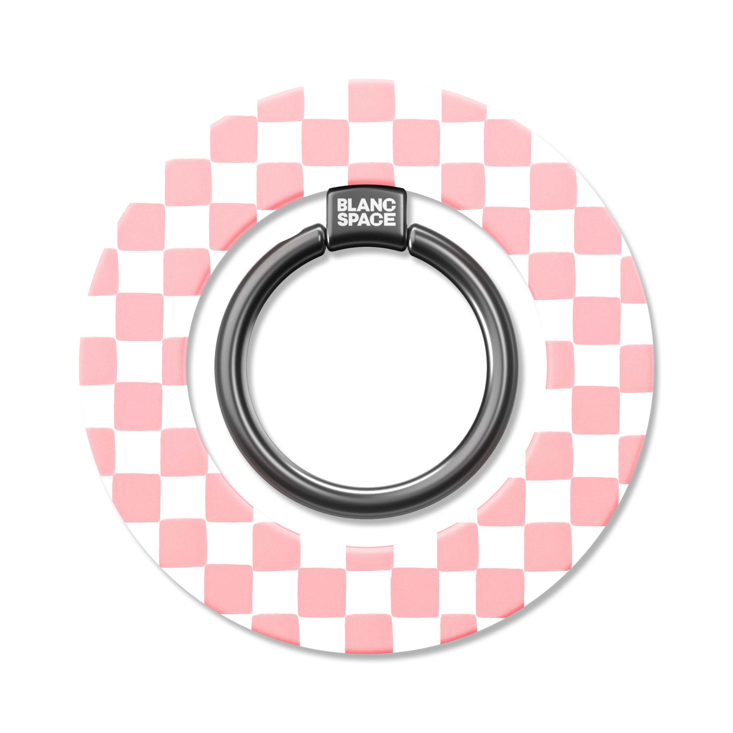 Coastal Italian Check Pattern Magsafe Grip Magsafe Grip Black