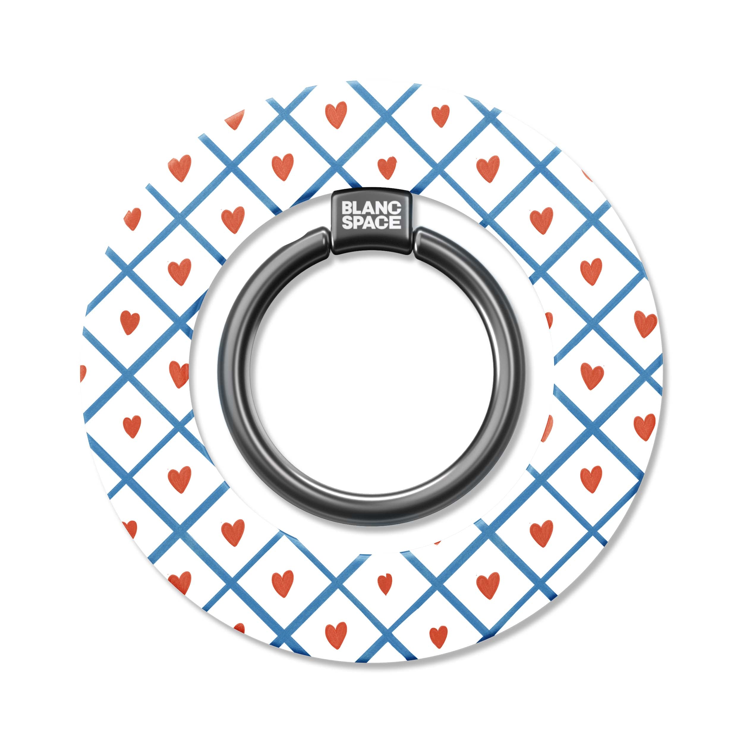 Coastal Italian Check Pattern Magsafe Grip Magsafe Grip Black