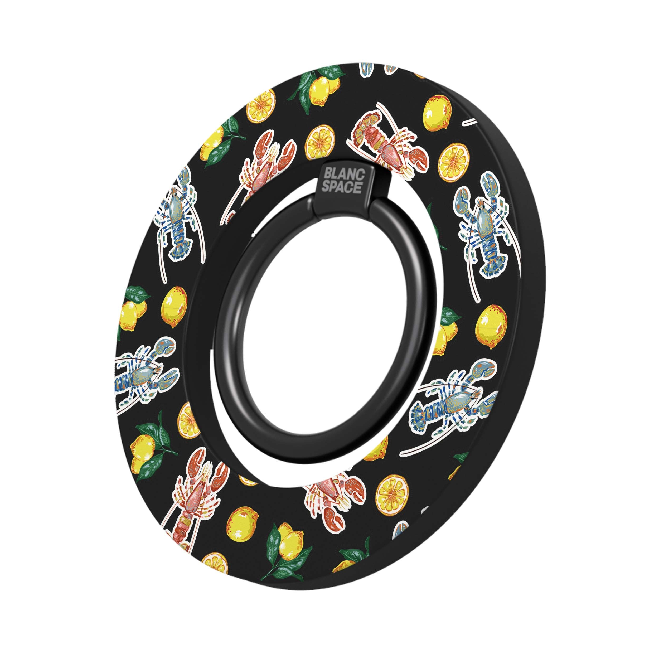 Seafood Pattern Magsafe Grip Magsafe Grip Black