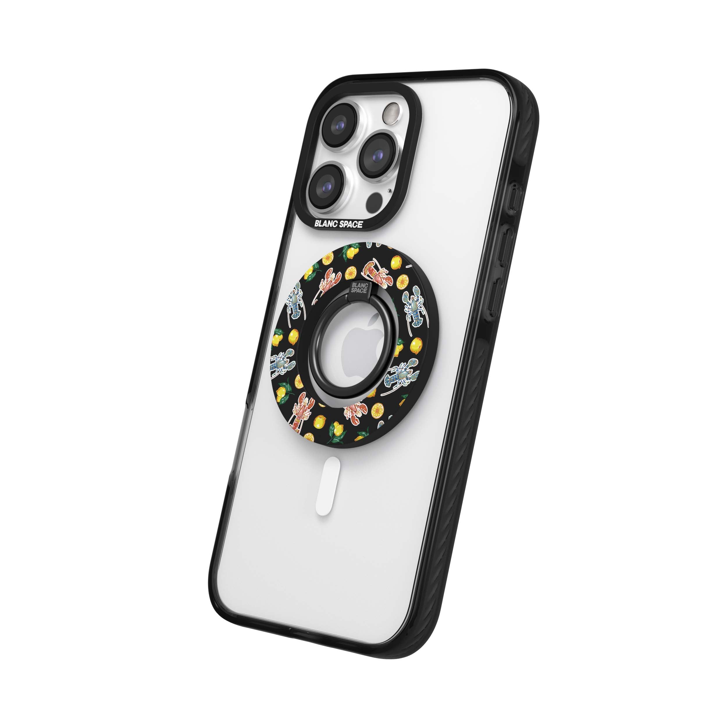 Seafood Pattern Magsafe Grip Magsafe Grip Black