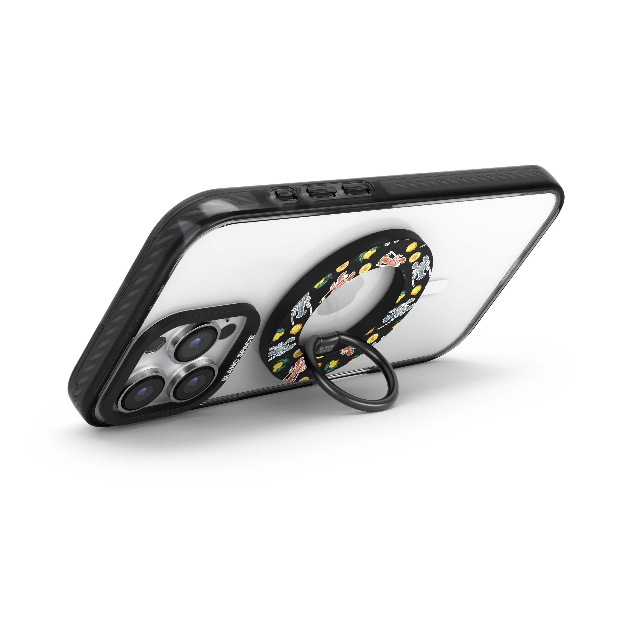 Seafood Pattern Magsafe Grip Magsafe Grip Black