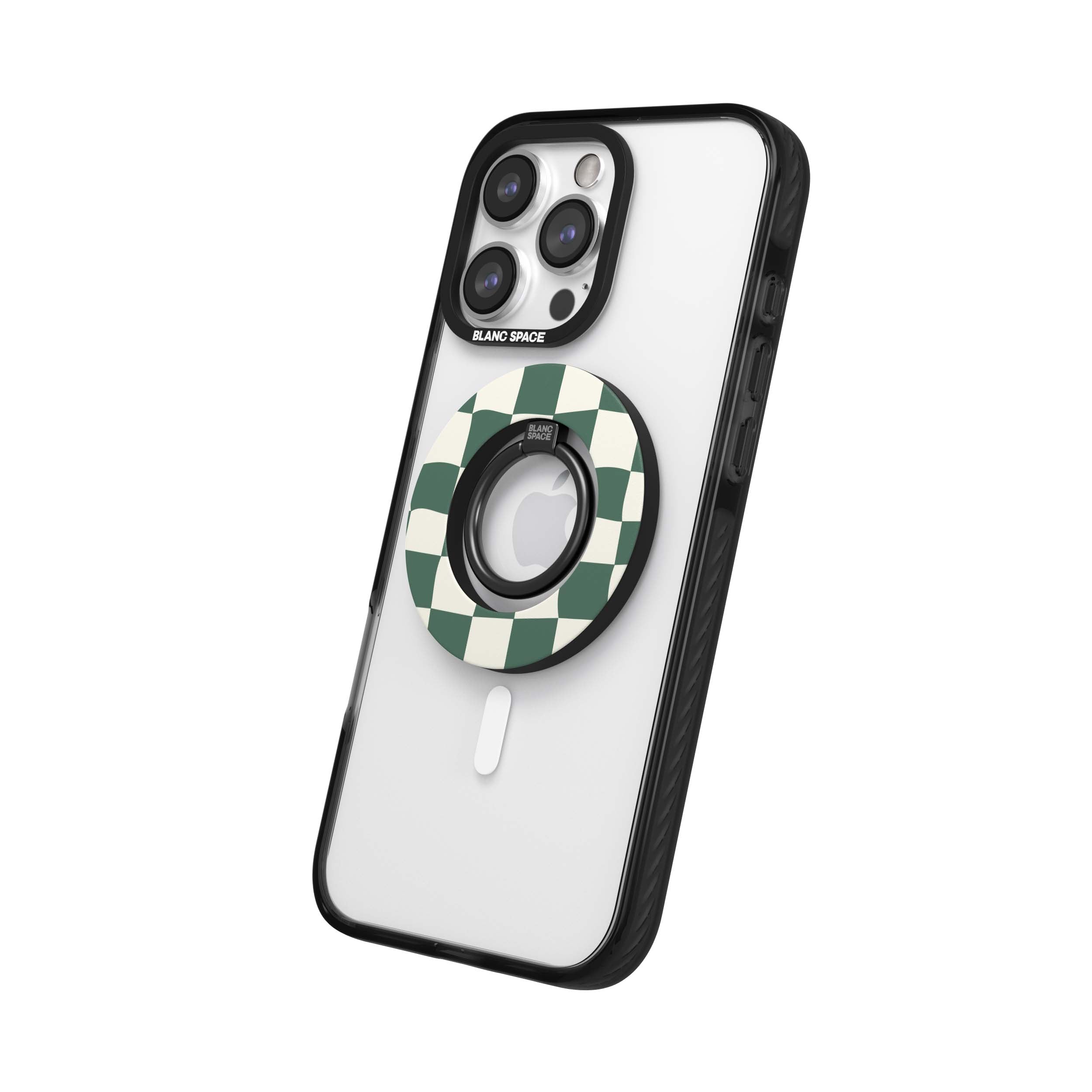 Summer Cherries Sky Magsafe Grip Black