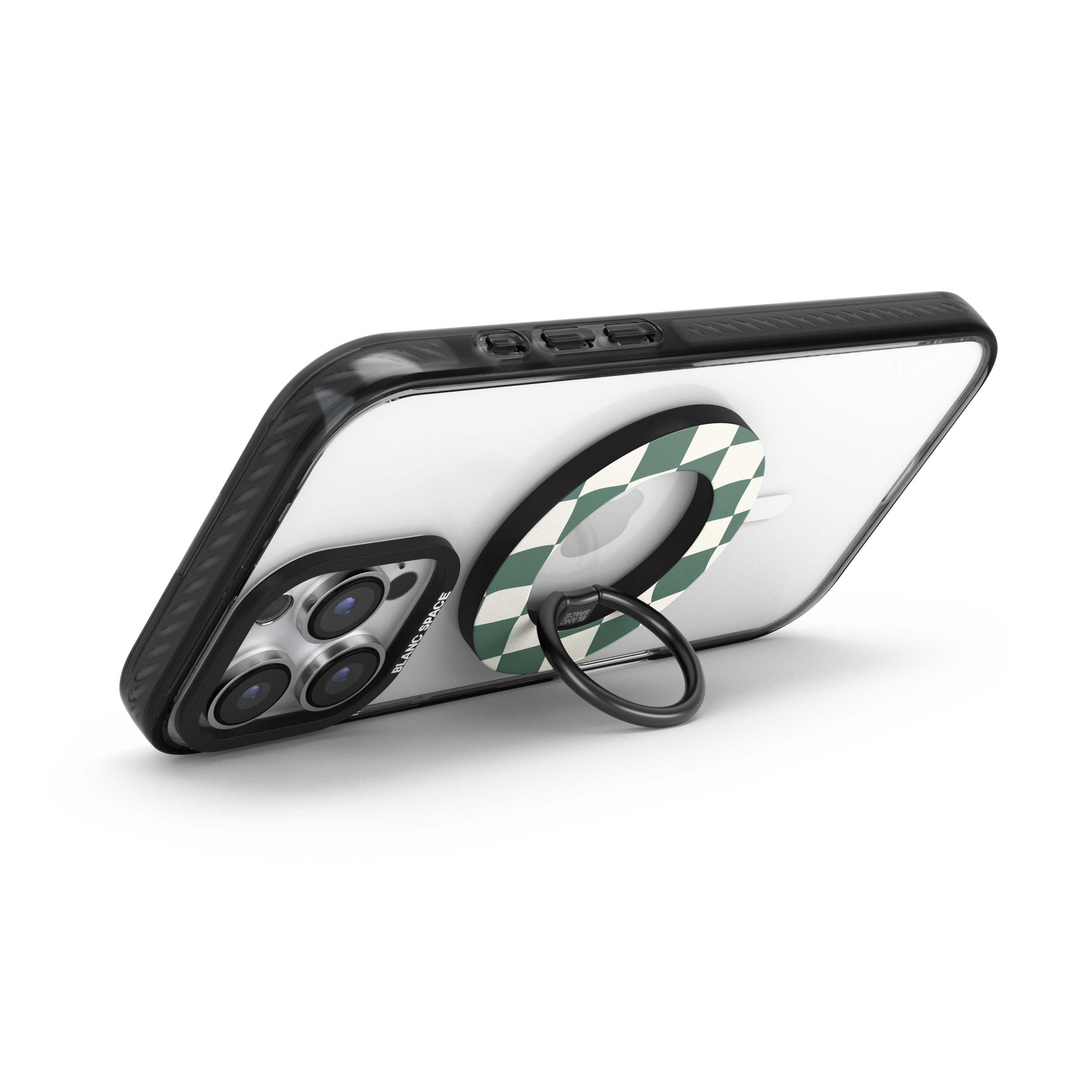 Summer Cherries Sky Magsafe Grip Black