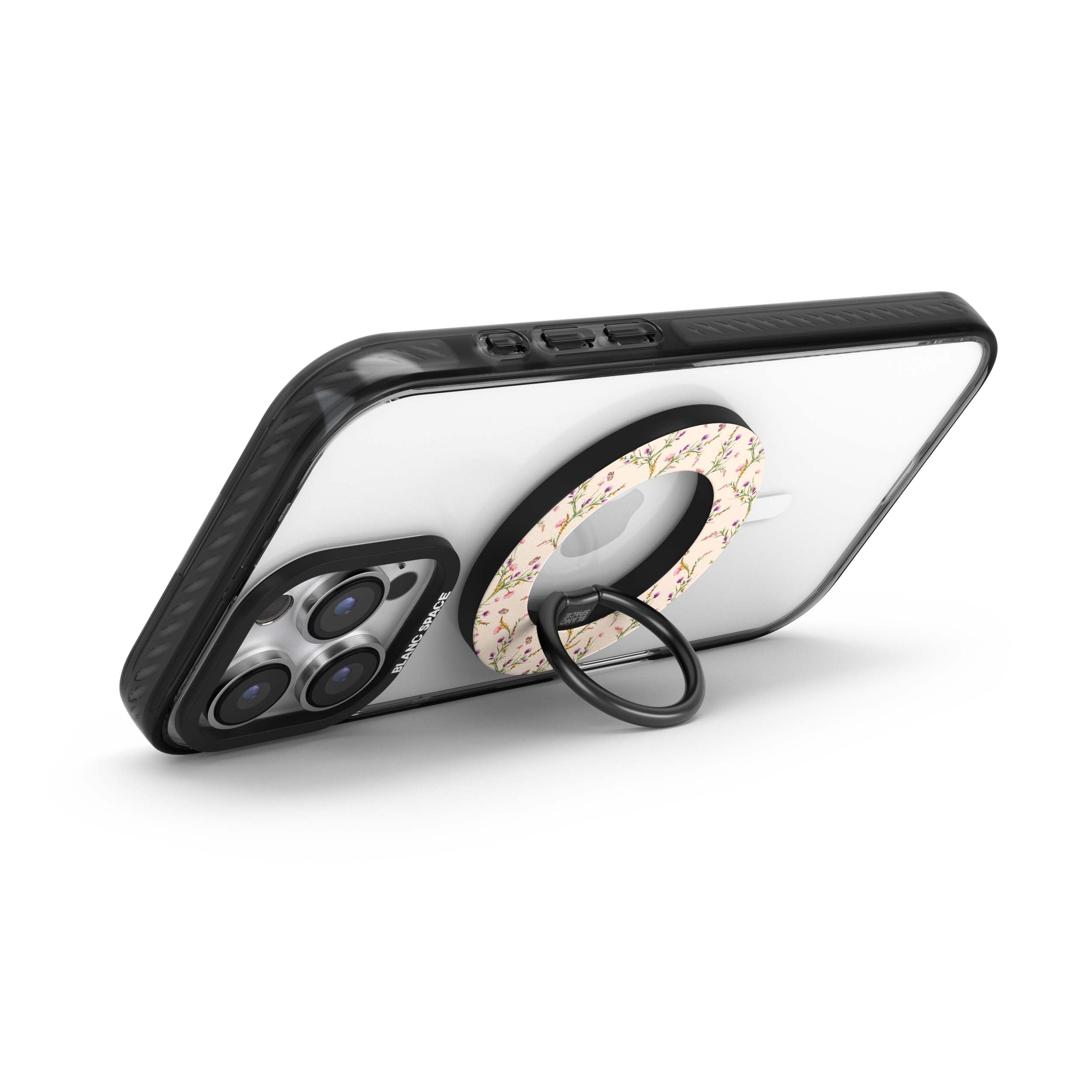 Meadow Wildflowers Magsafe Grip Magsafe Grip Black