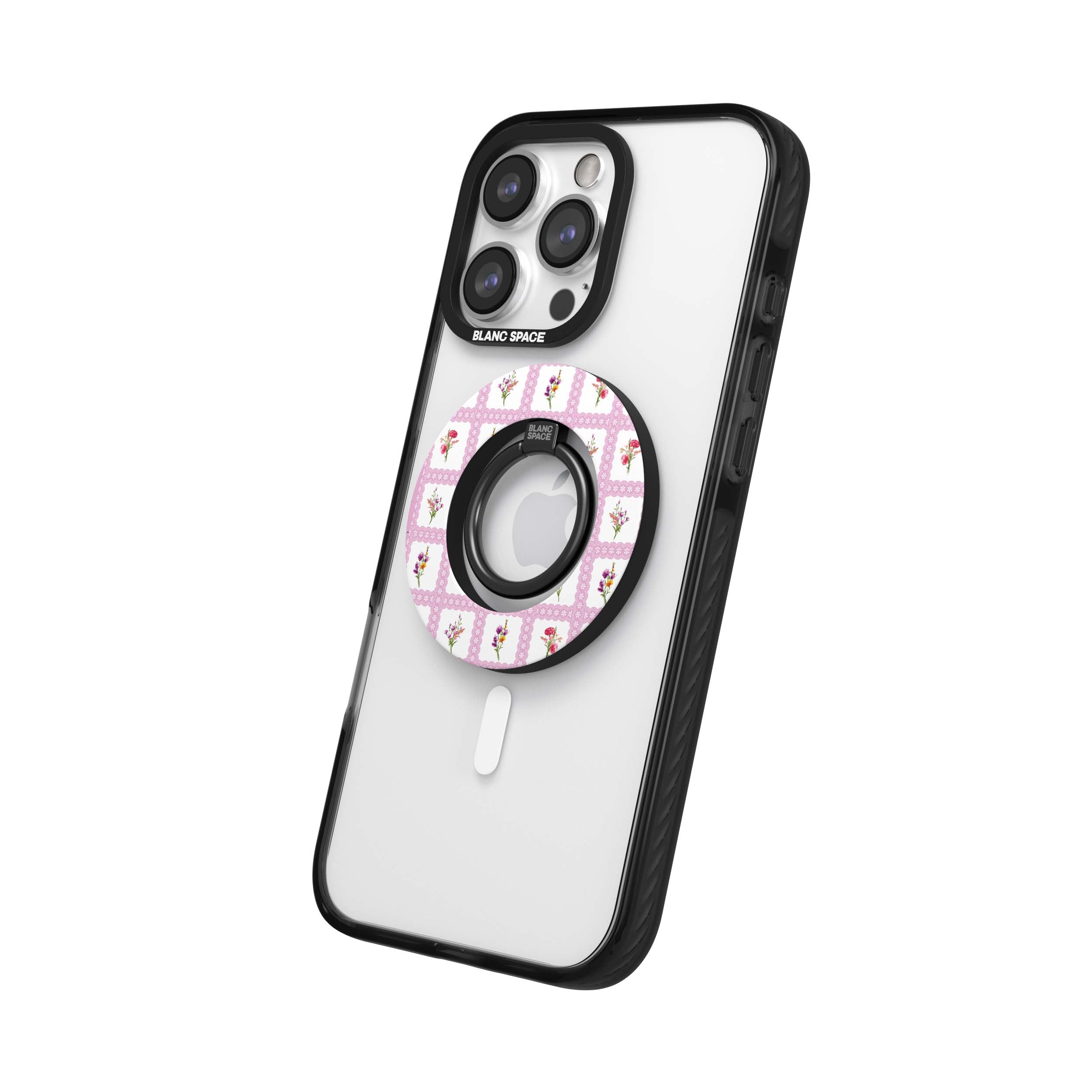 Meadow Wildflowers Magsafe Grip Magsafe Grip Black