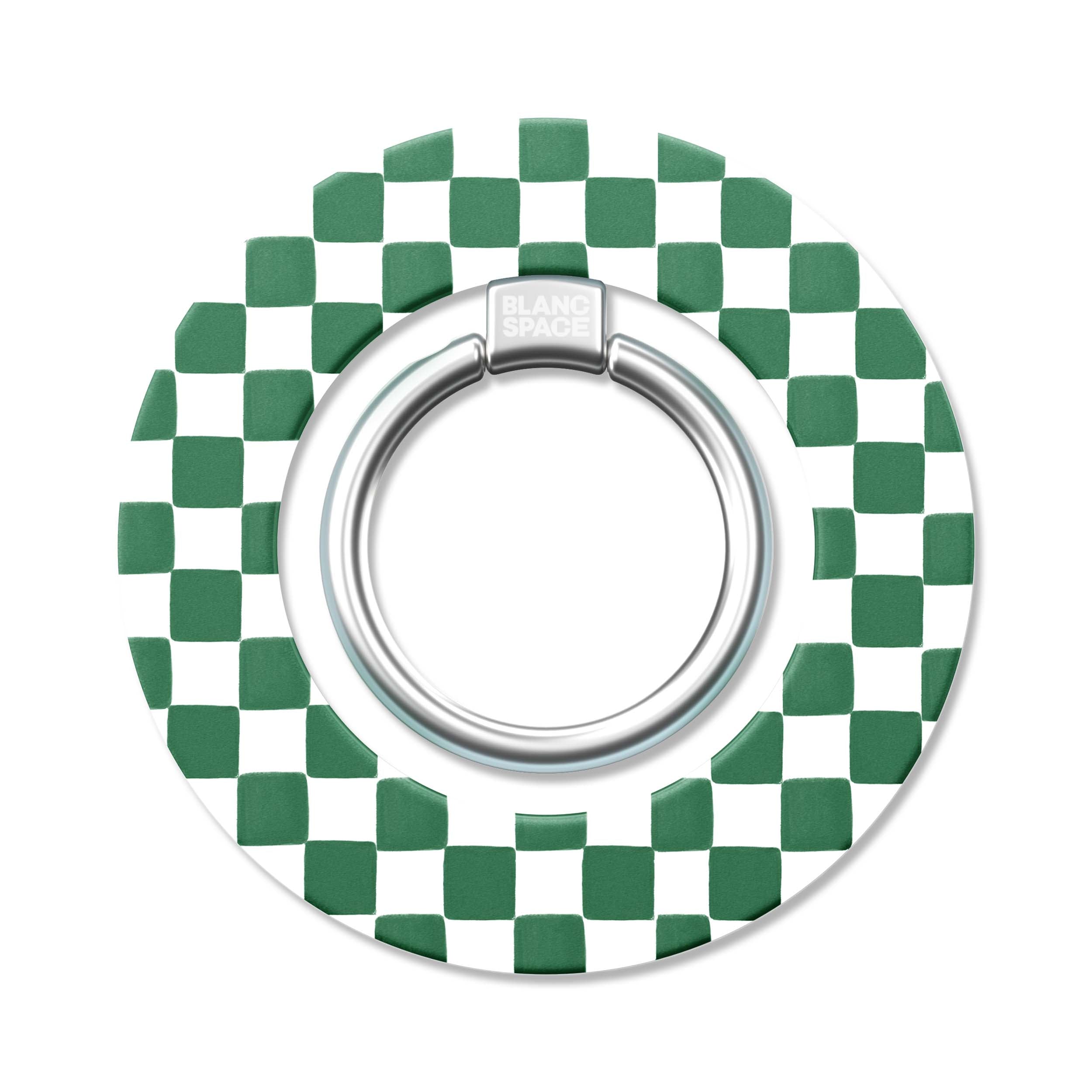 Coastal Italian Check Pattern Magsafe Grip Magsafe Grip Blue