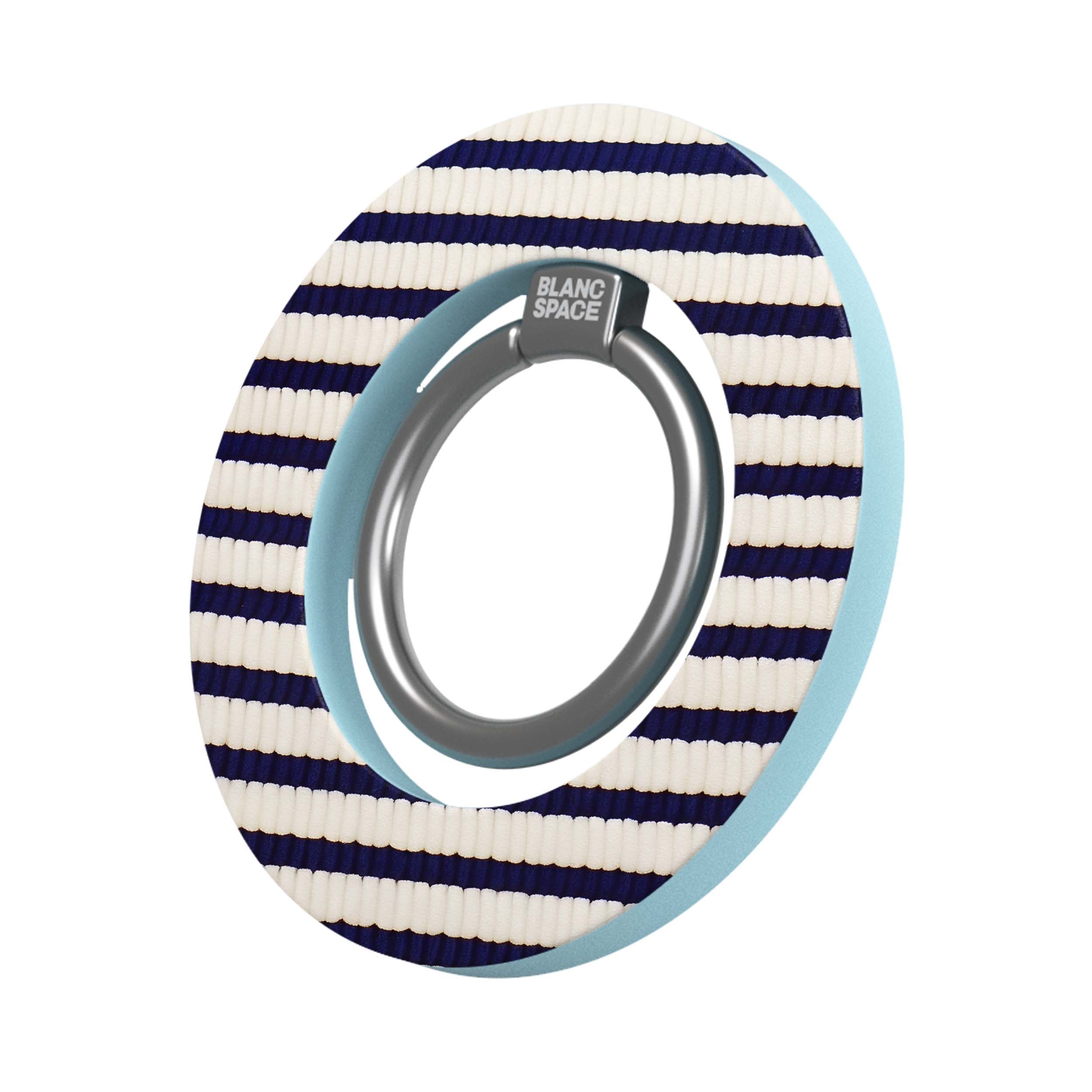 Coastal Italian Check Pattern Magsafe Grip Magsafe Grip Blue