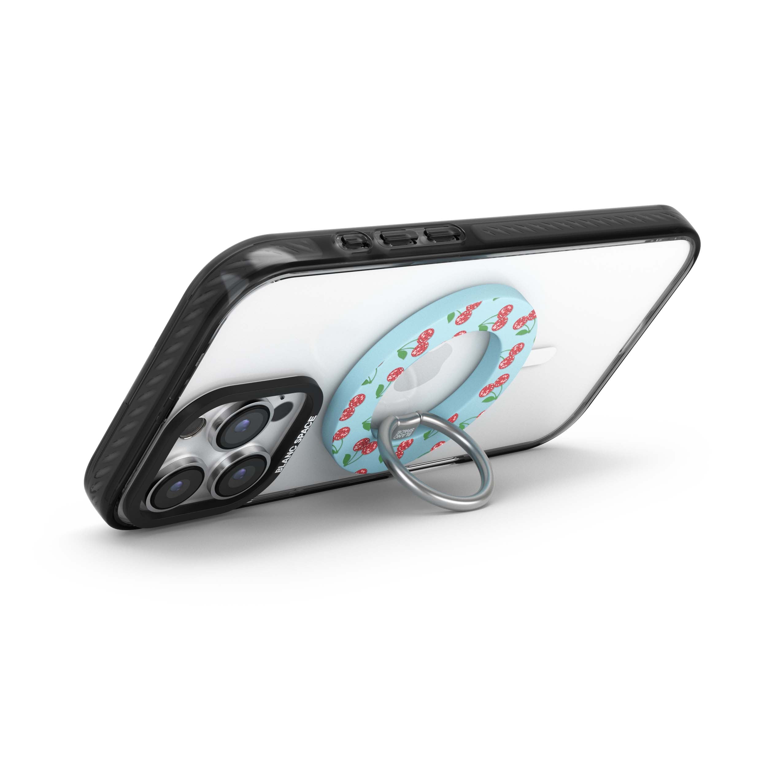 Summer Cherries Sky Magsafe Grip Blue