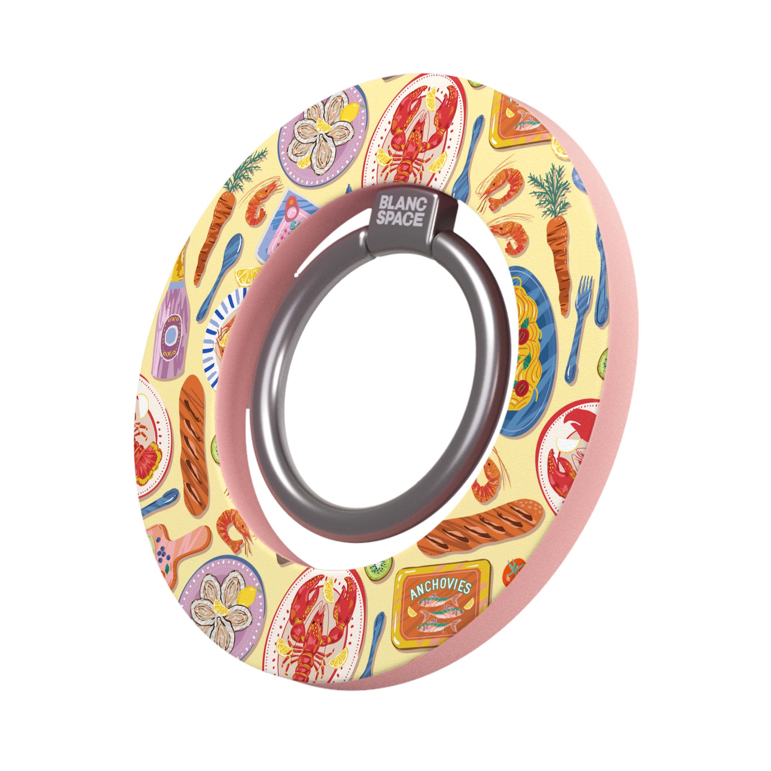 Seafood Pattern Magsafe Grip Magsafe Grip Pink