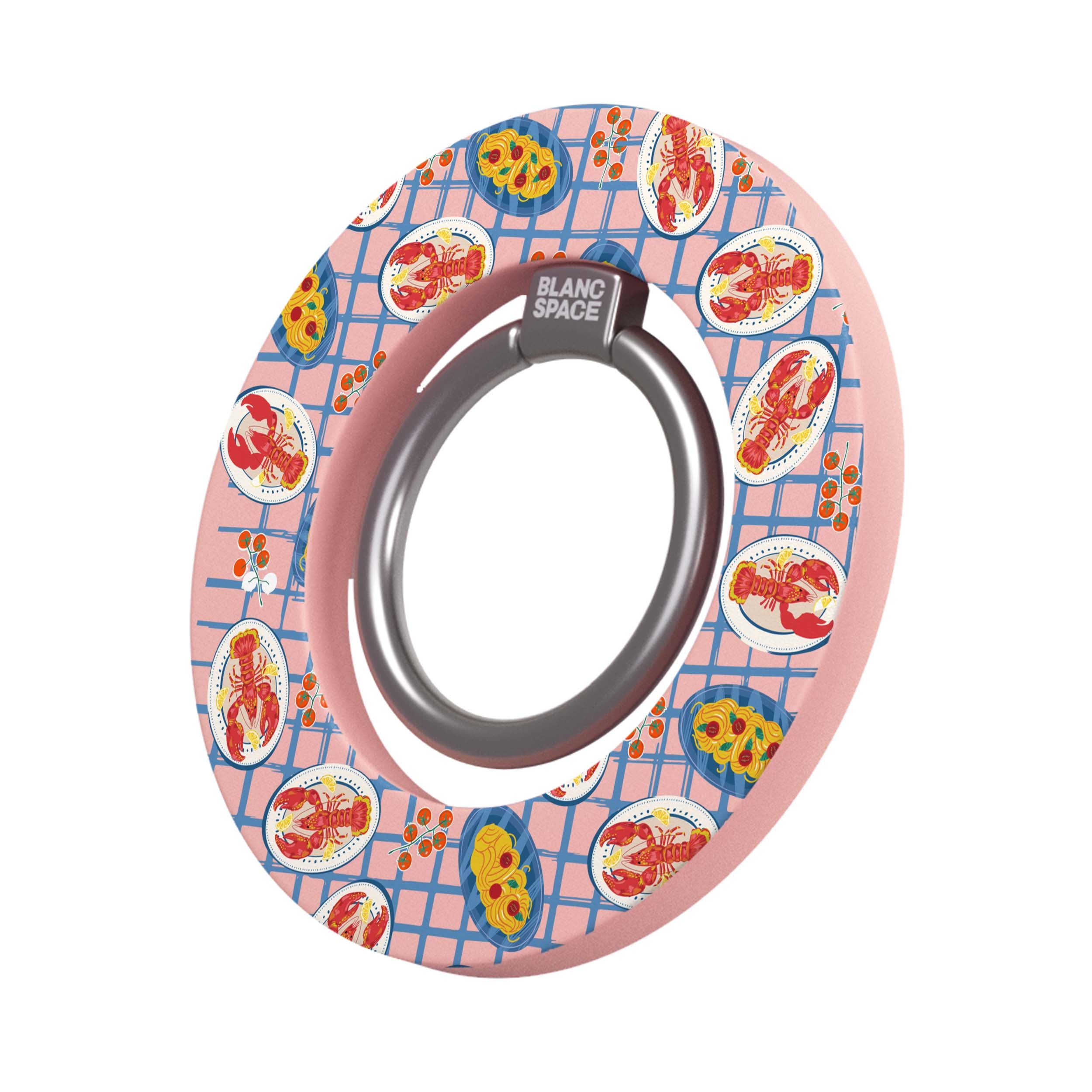 Seafood Pattern Magsafe Grip Magsafe Grip Pink