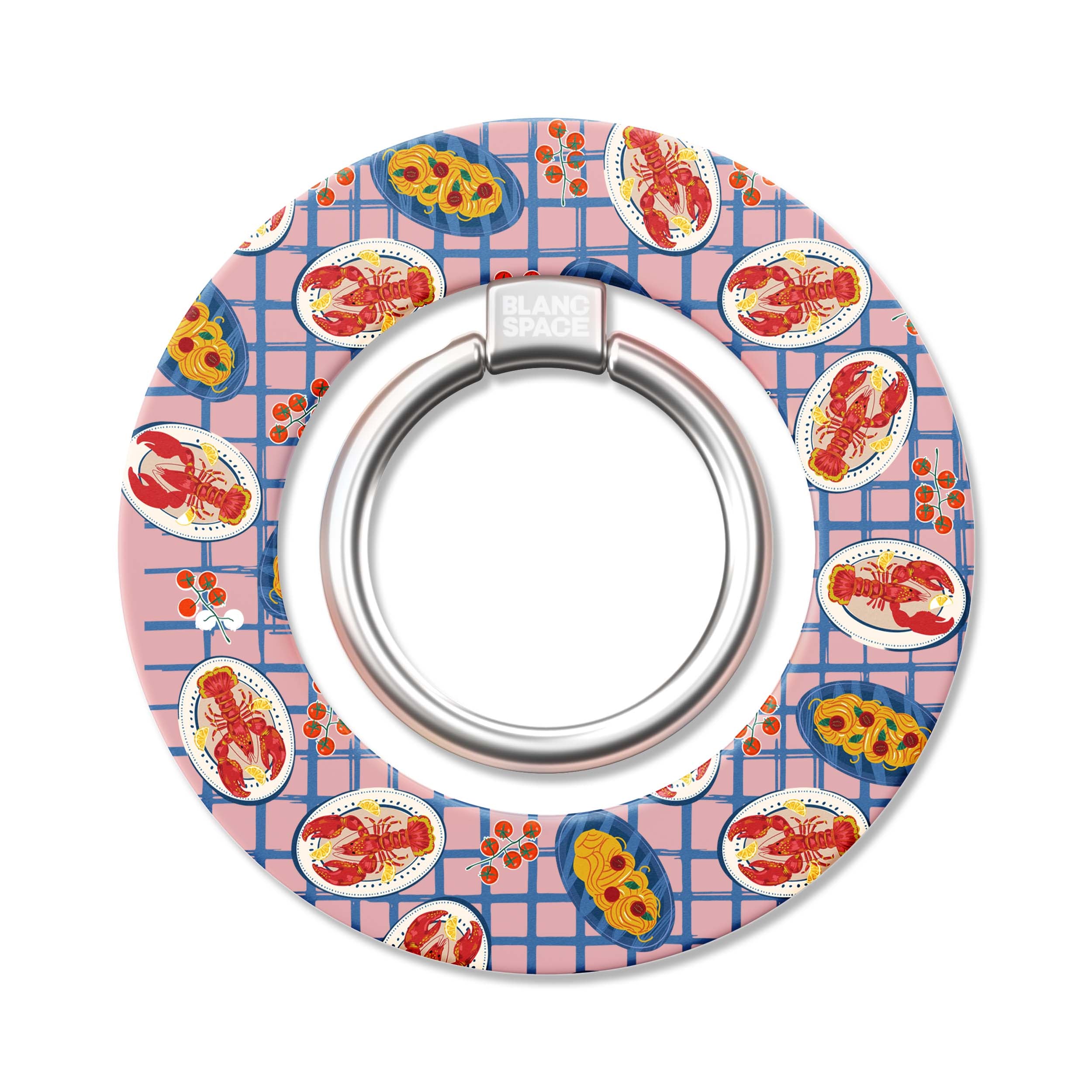 Seafood Pattern Magsafe Grip Magsafe Grip Pink