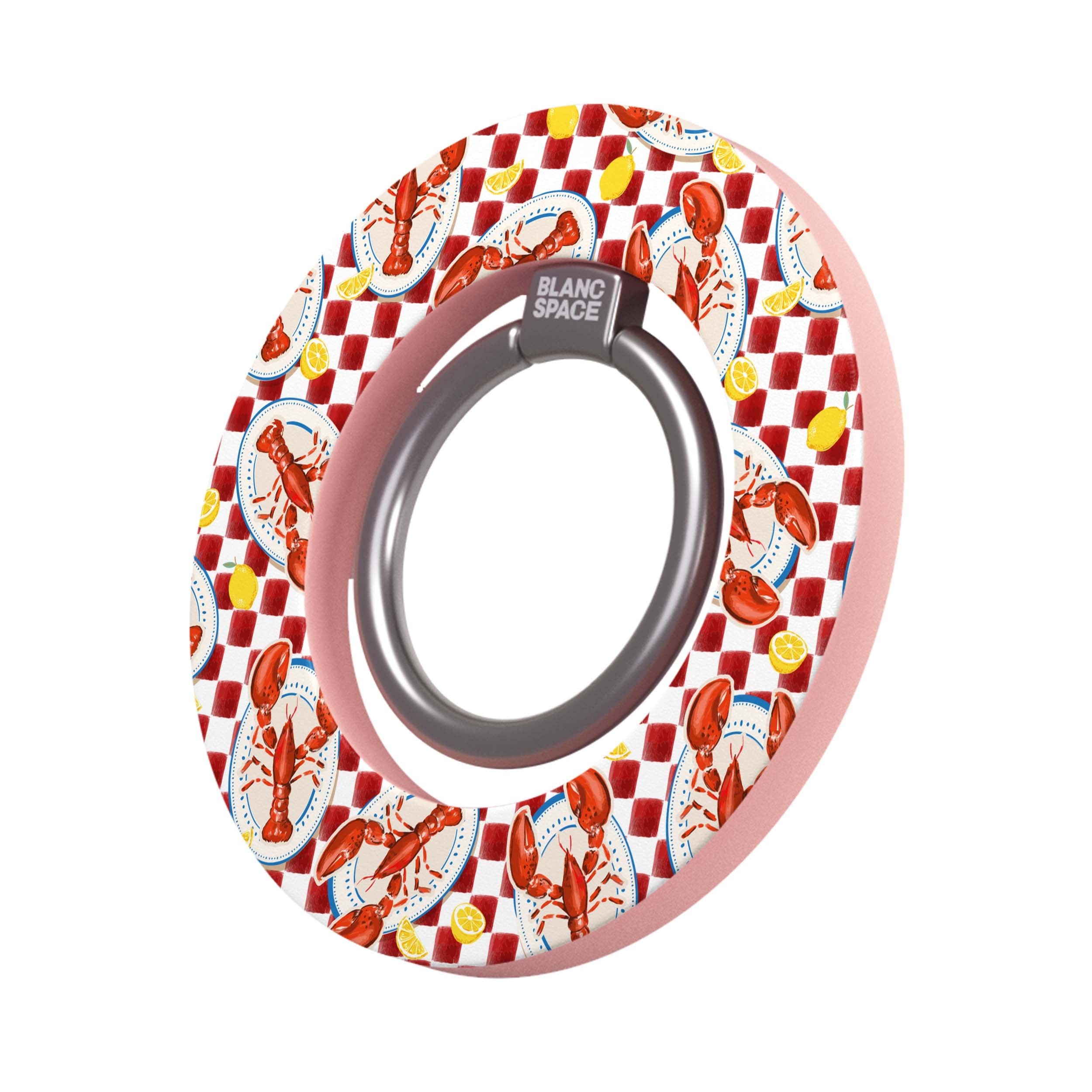 Seafood Pattern Magsafe Grip Magsafe Grip Pink