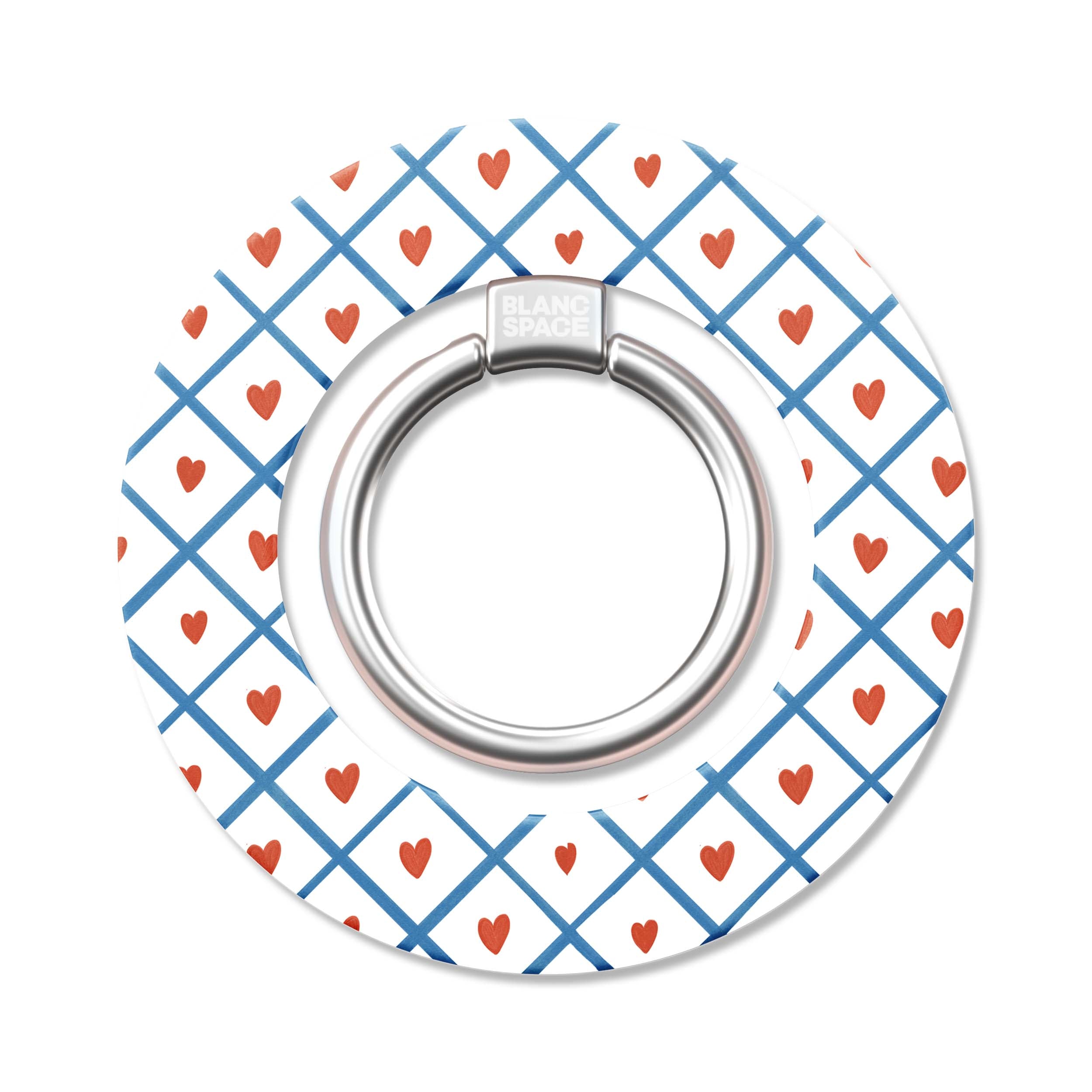 Coastal Italian Check Pattern Magsafe Grip Magsafe Grip Pink